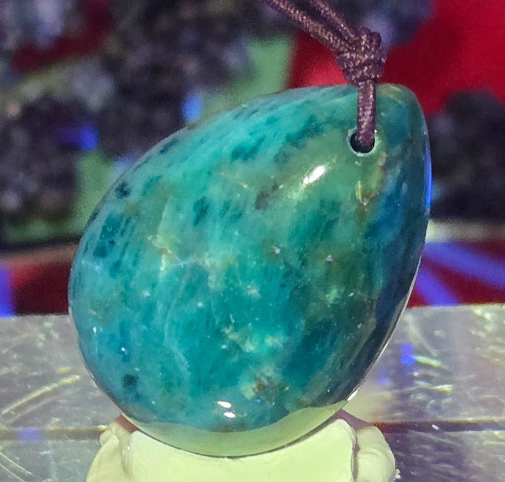 BLUE APATITE CABOCHON