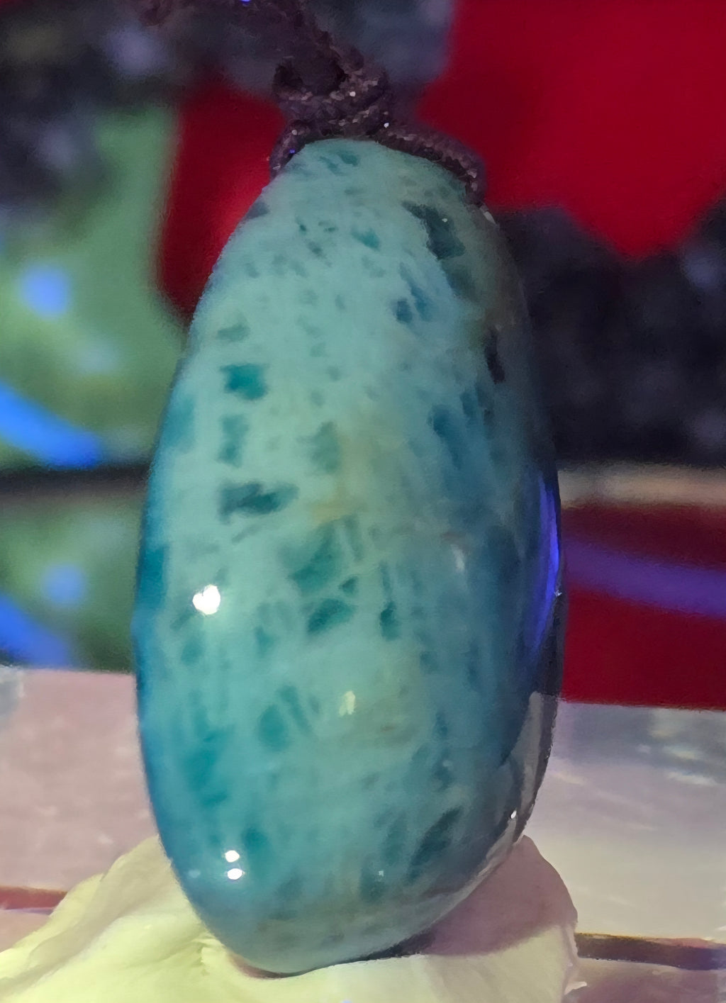 BLUE APATITE CABOCHON