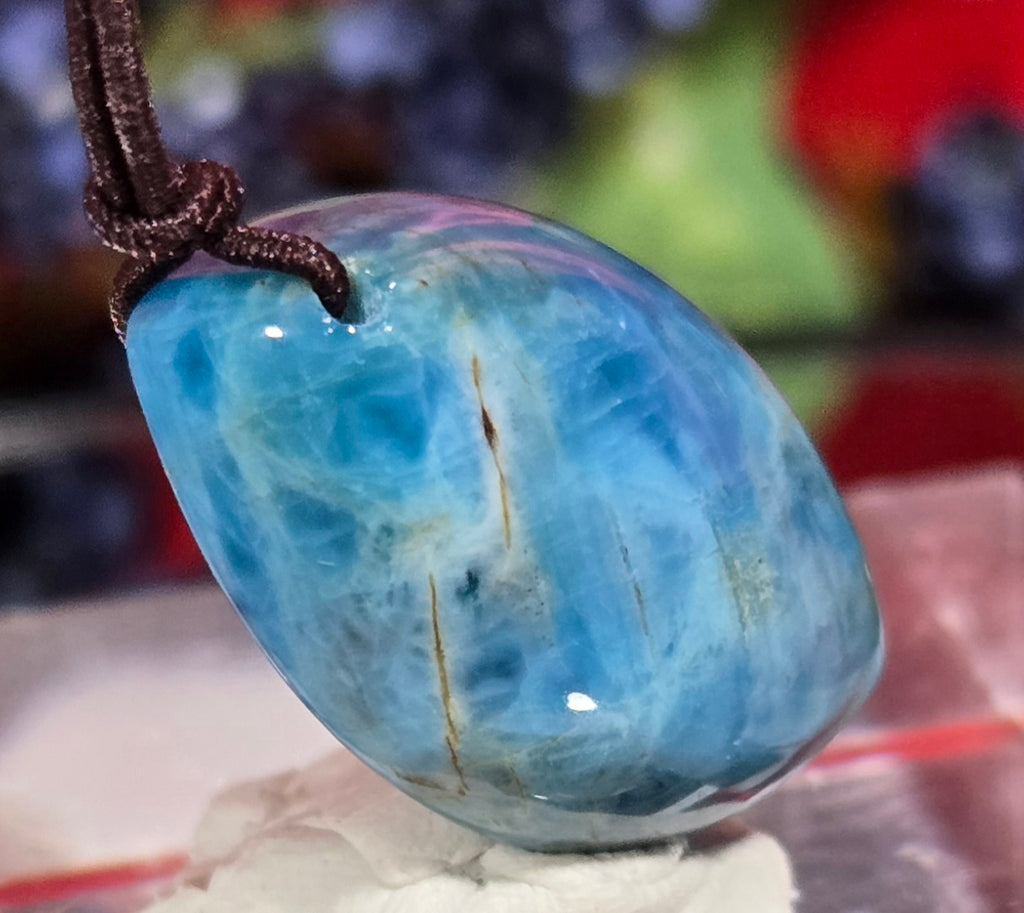 BLUE APATITE CABOCHON