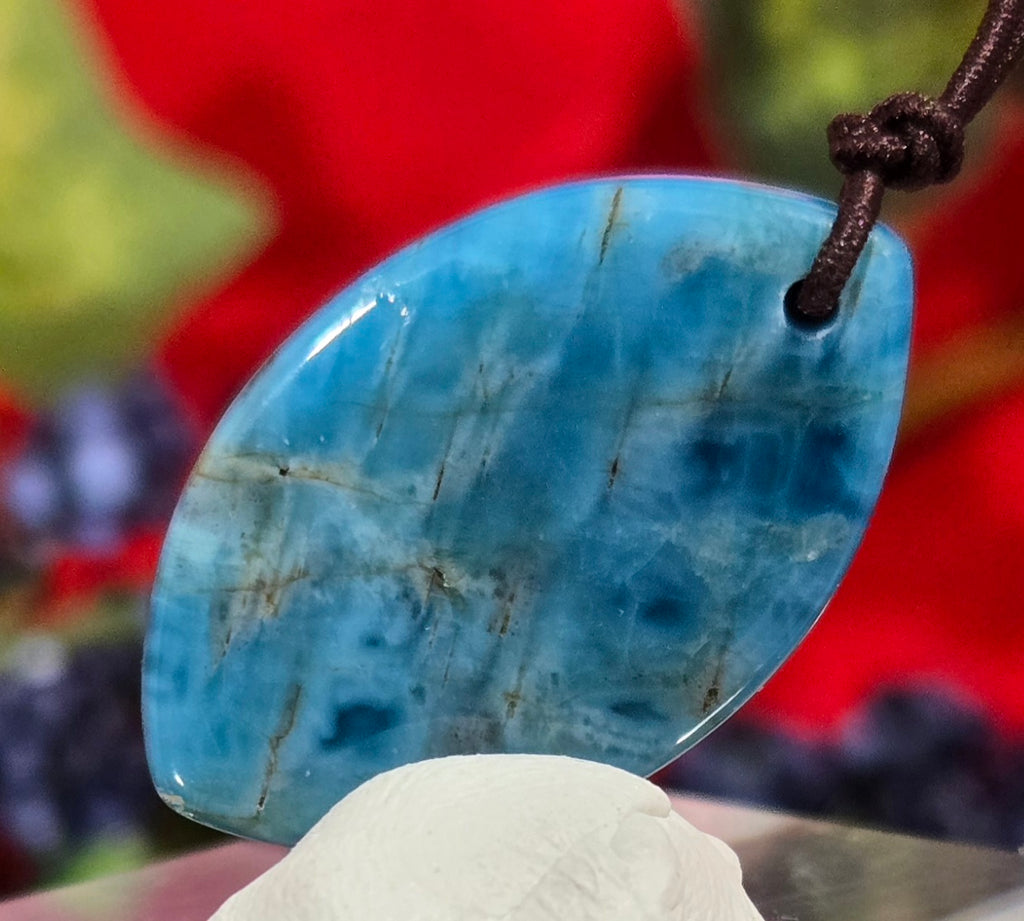 BLUE APATITE CABOCHON