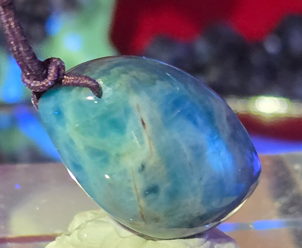 BLUE APATITE CABOCHON