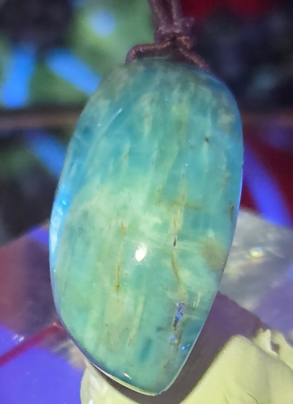 BLUE APATITE CABOCHON