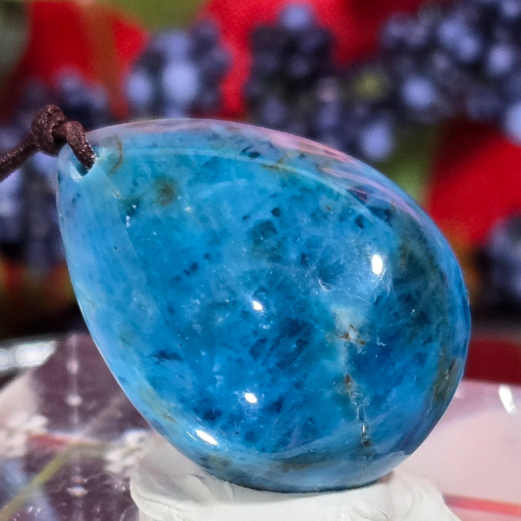 BLUE APATITE CABOCHON