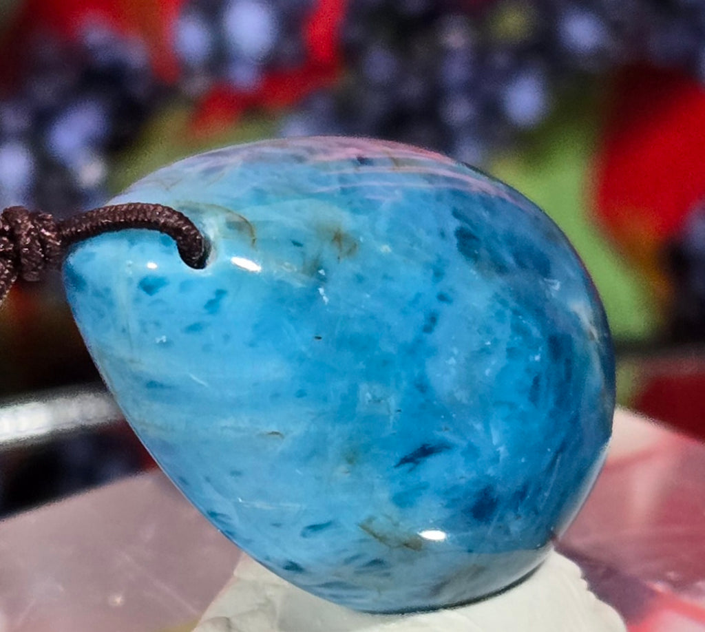 BLUE APATITE CABOCHON