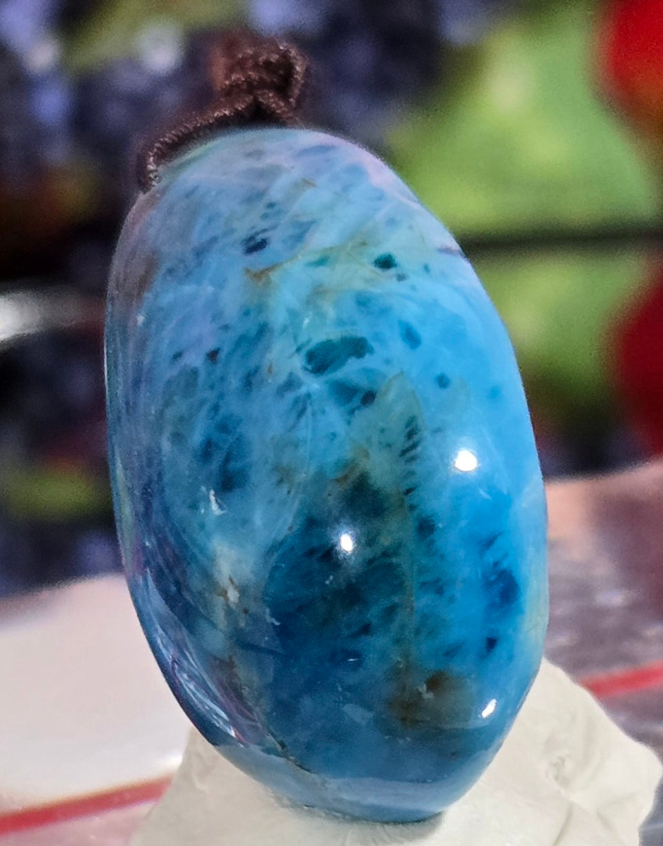 BLUE APATITE CABOCHON