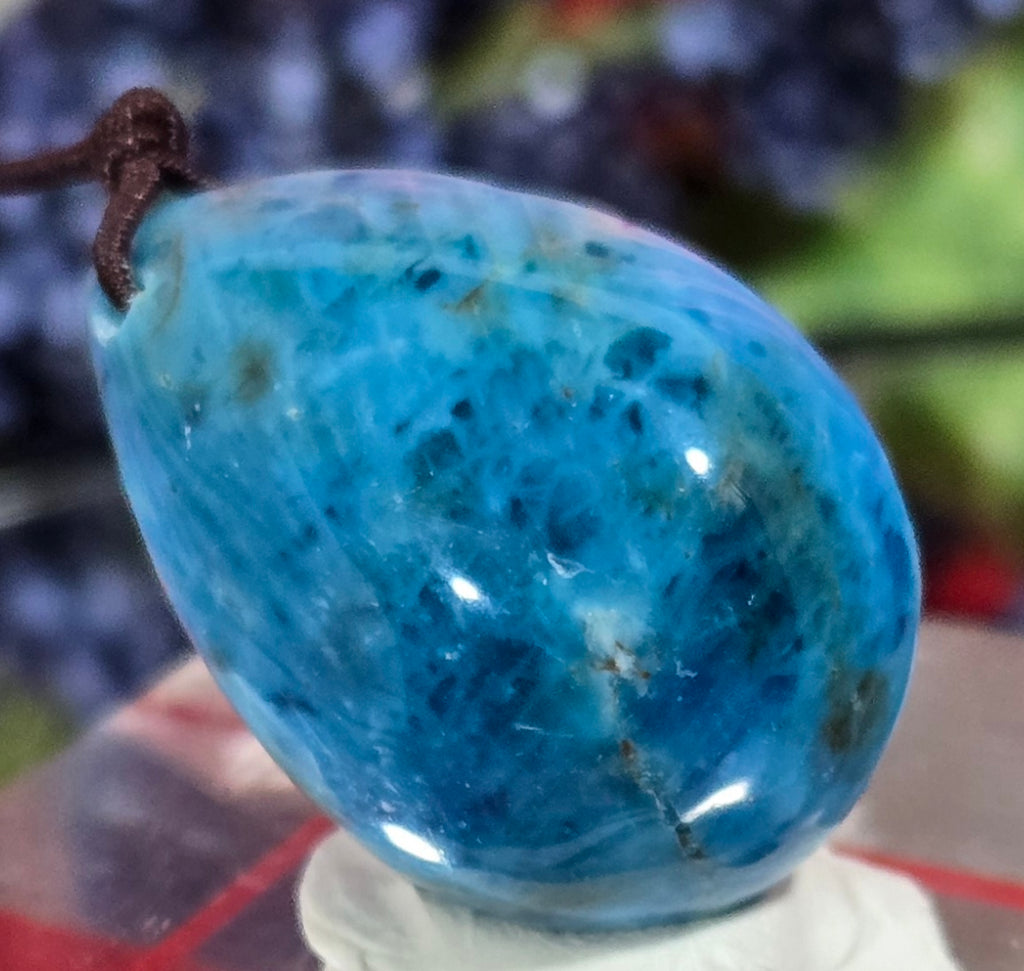 BLUE APATITE CABOCHON