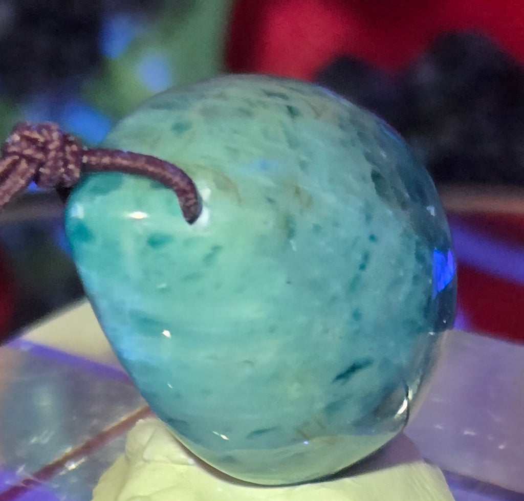 BLUE APATITE CABOCHON