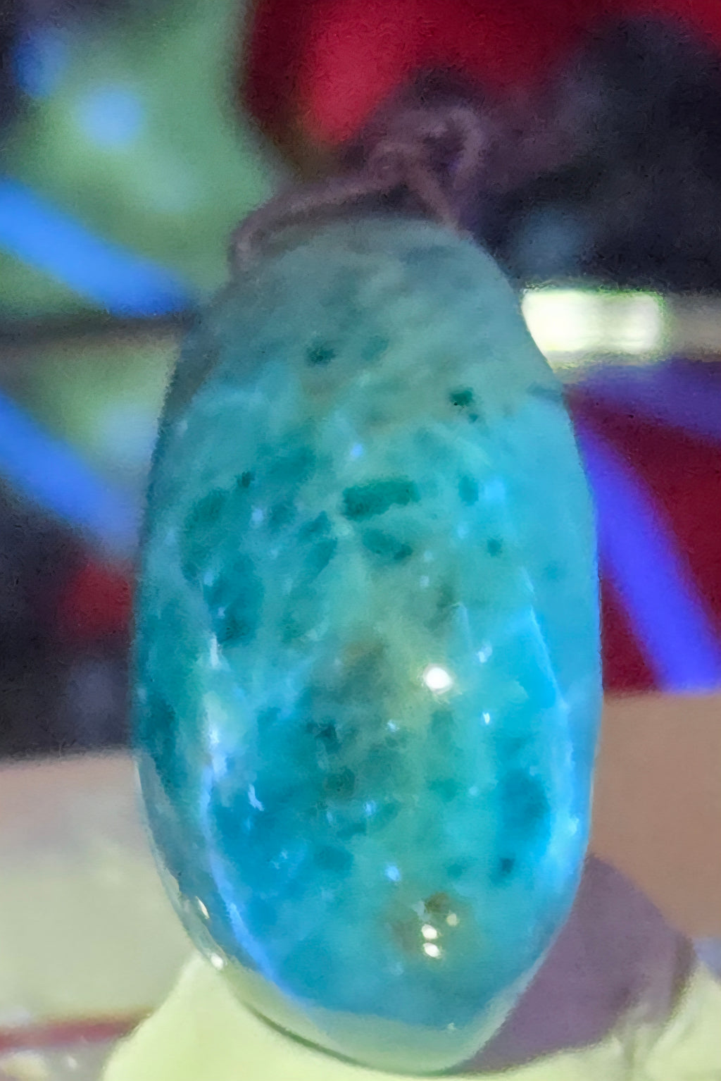 BLUE APATITE CABOCHON