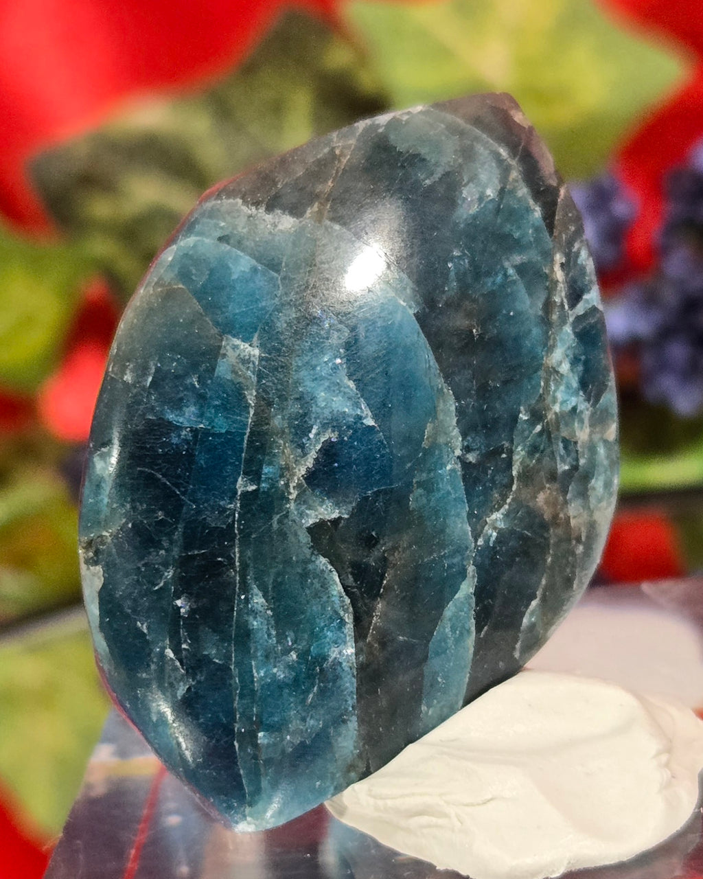 BLUE APATITE CABOCHON