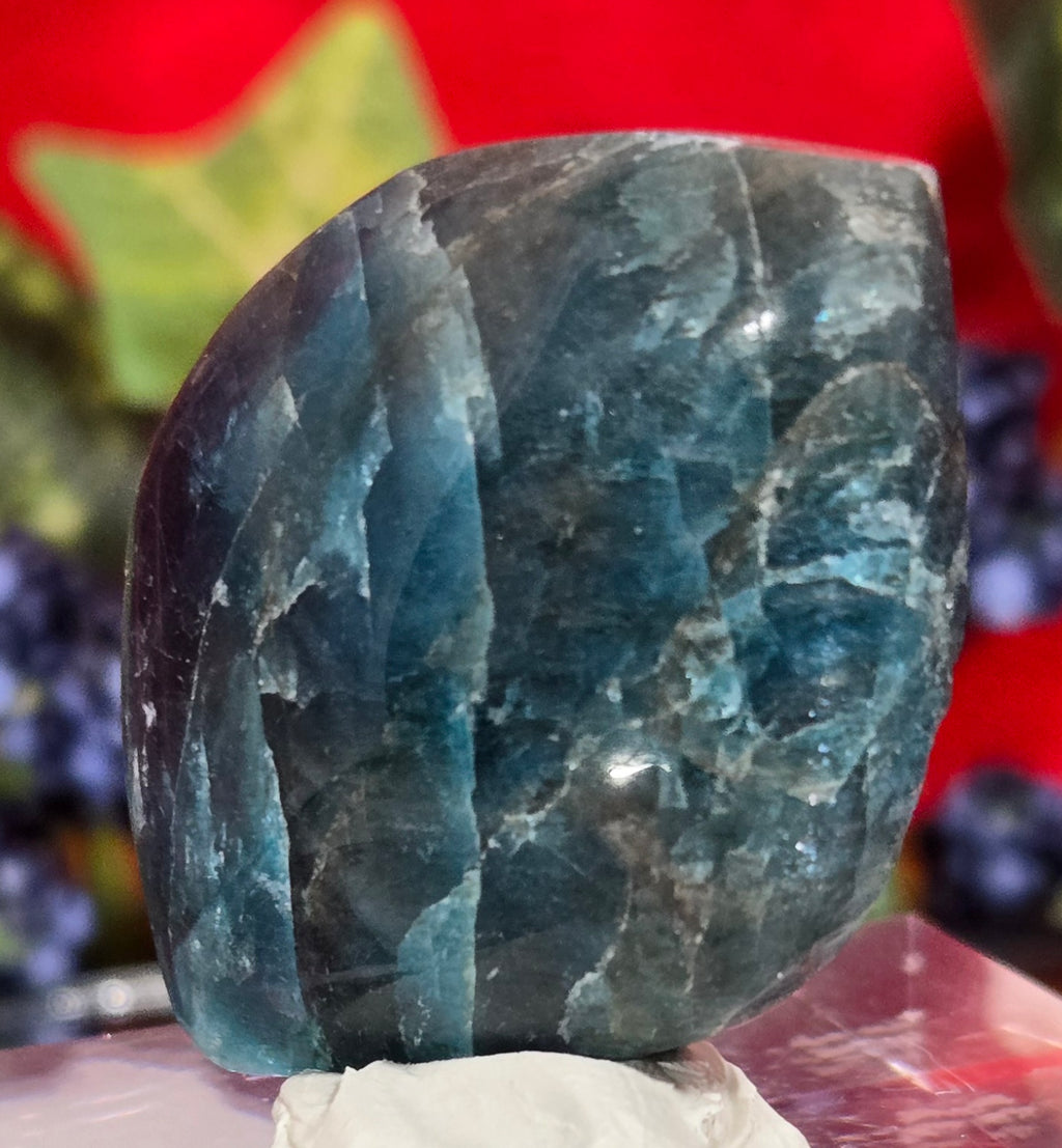 BLUE APATITE CABOCHON