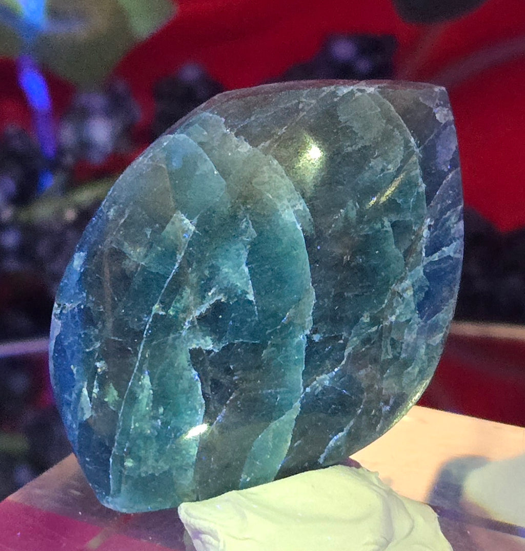 BLUE APATITE CABOCHON