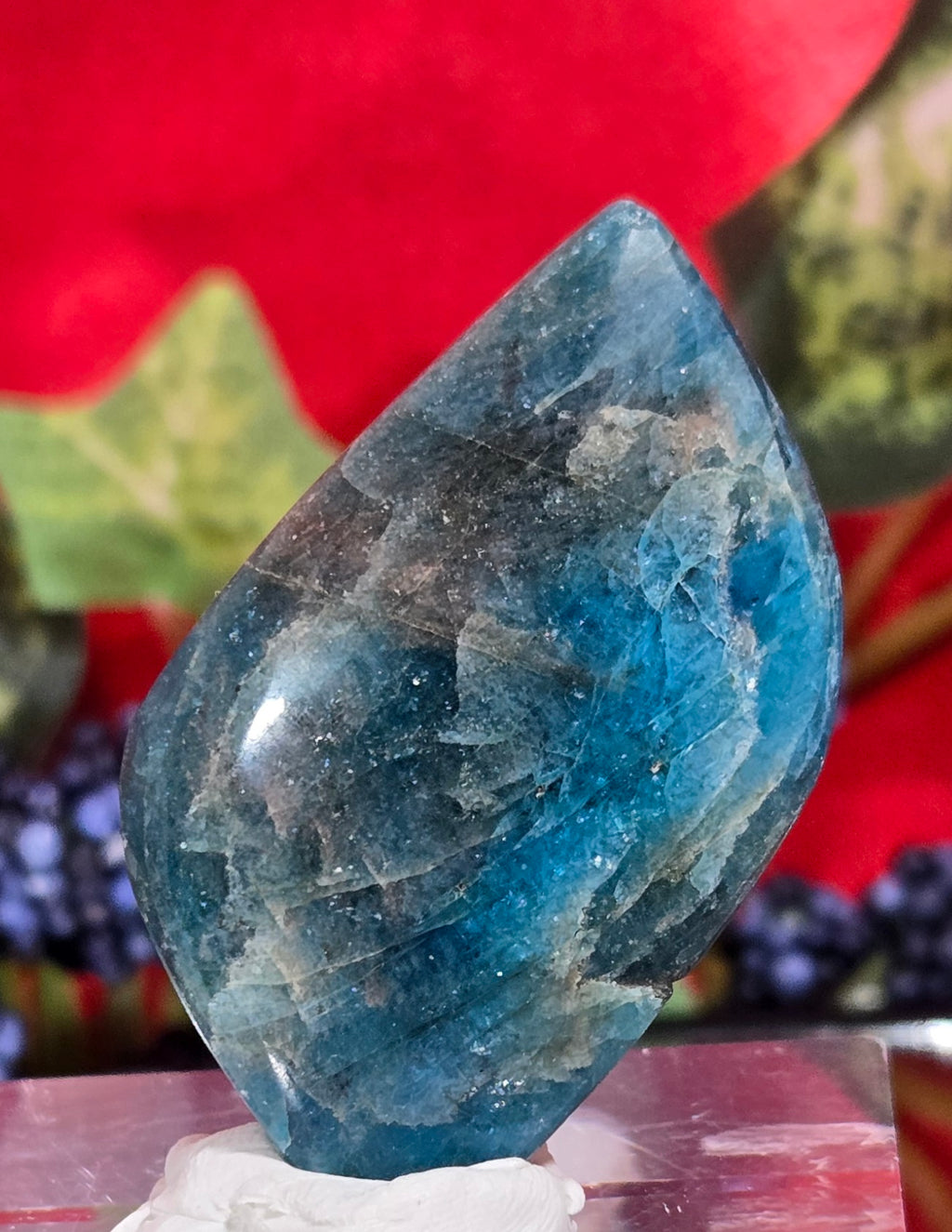 BLUE APATITE CABOCHON