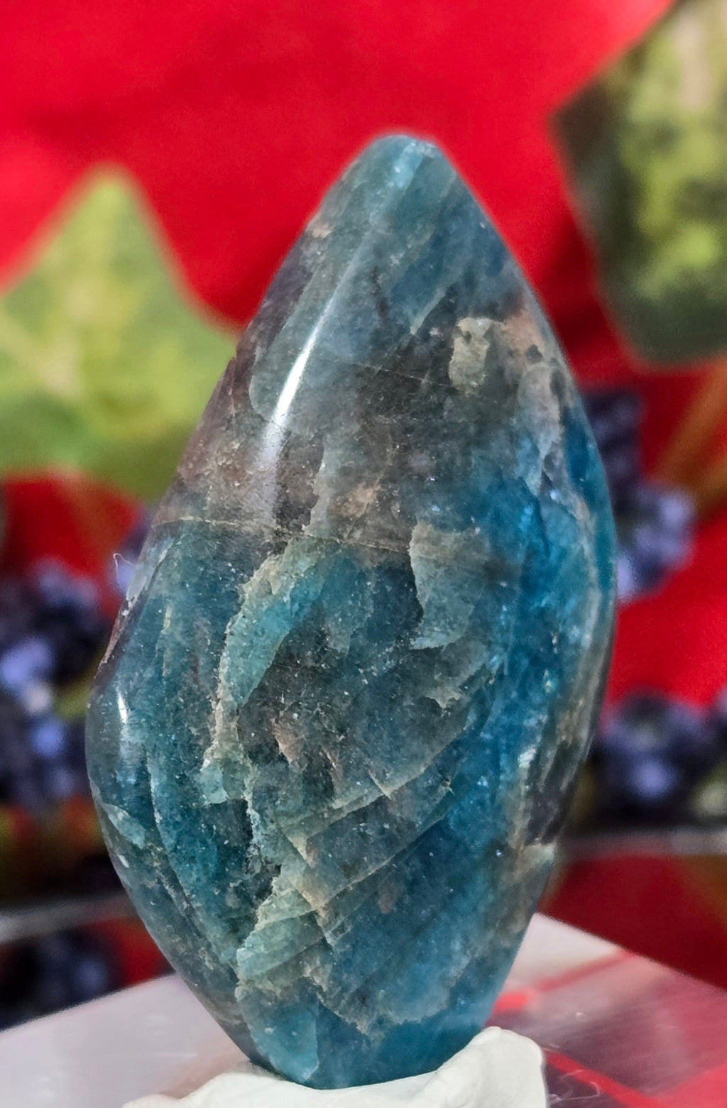 BLUE APATITE CABOCHON