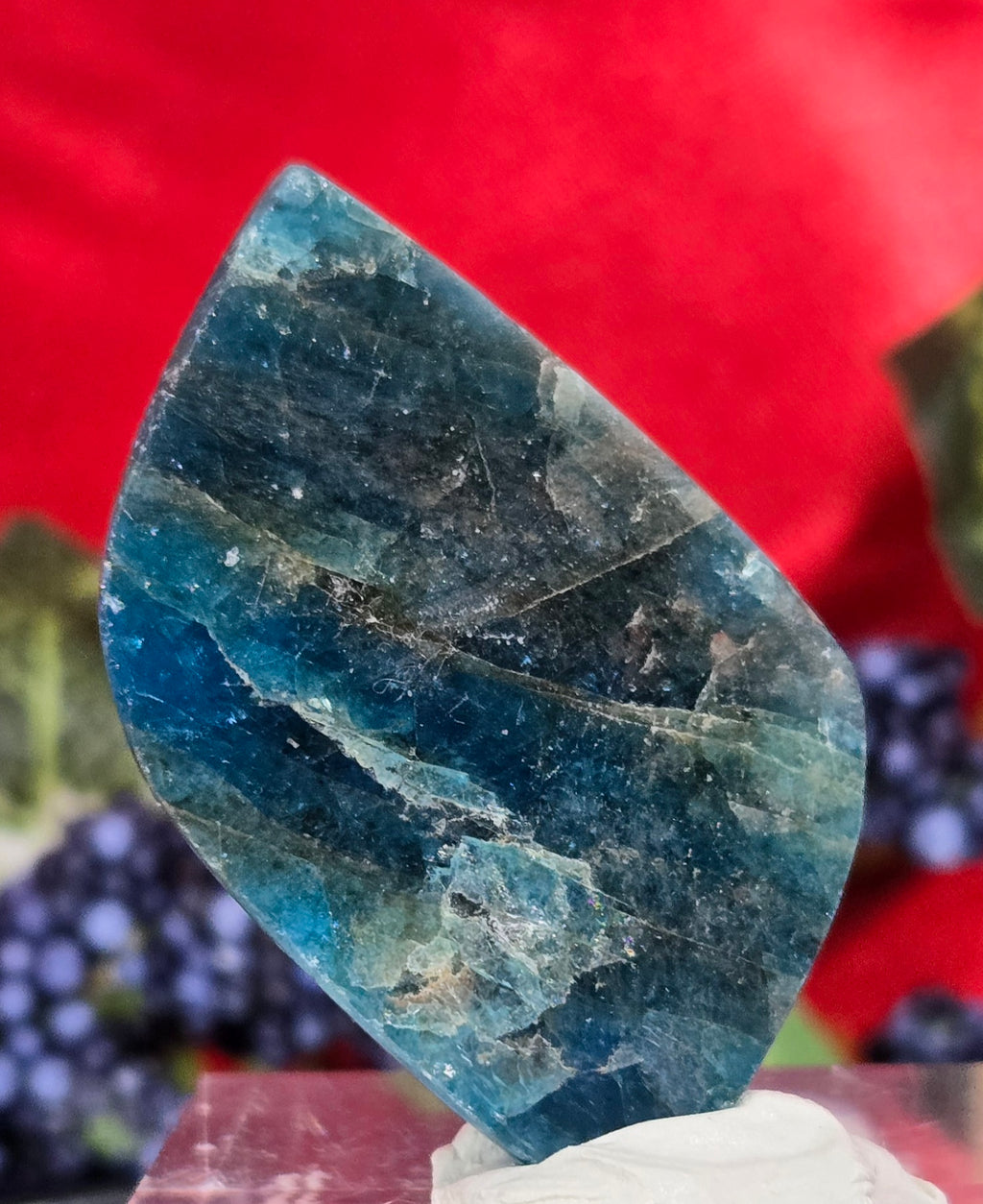 BLUE APATITE CABOCHON