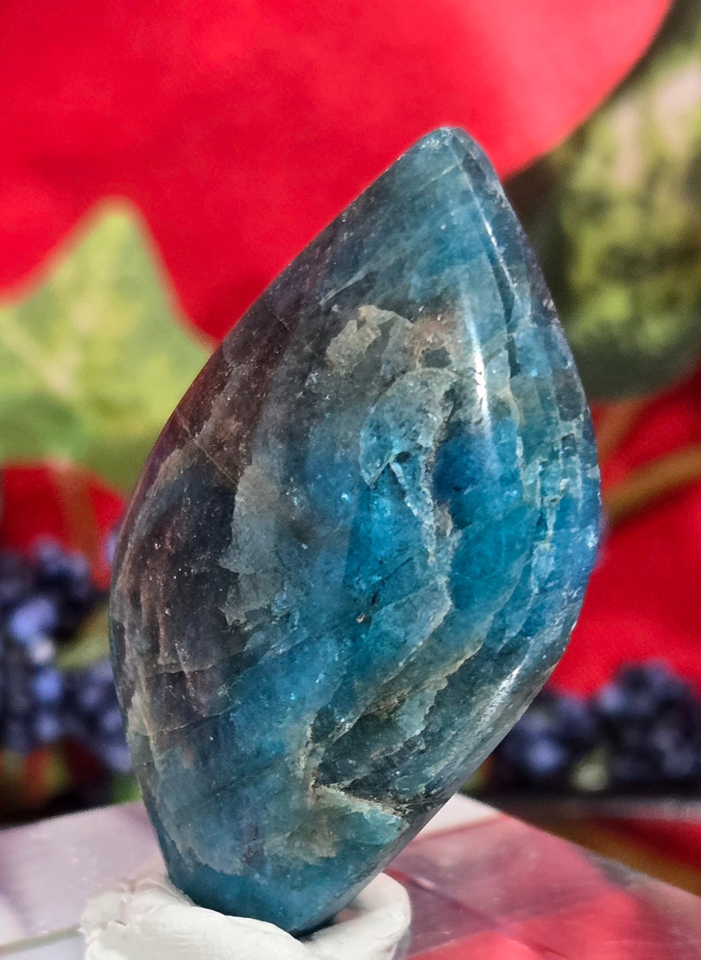 BLUE APATITE CABOCHON