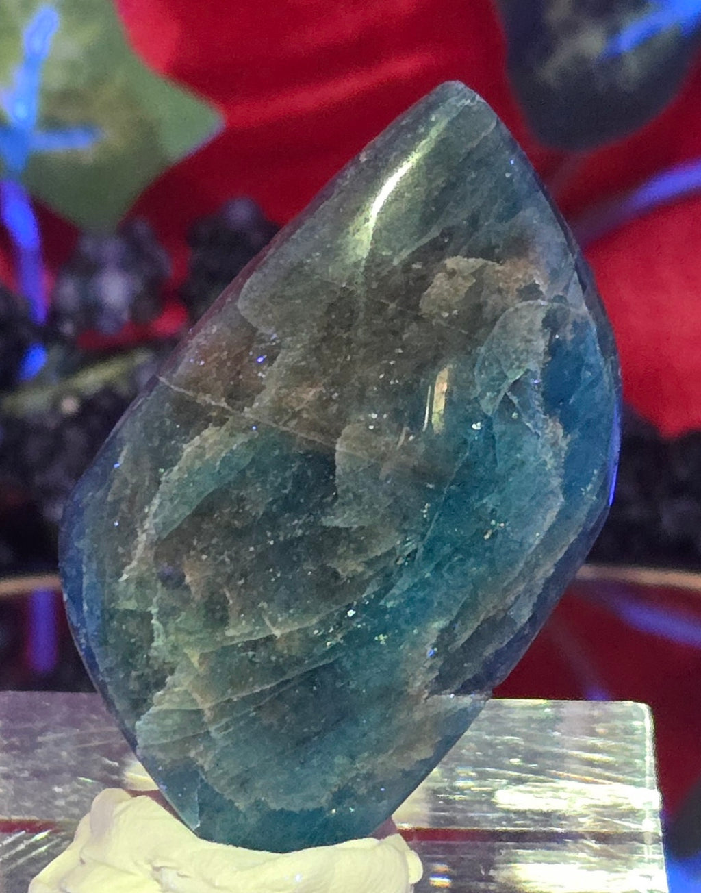 BLUE APATITE CABOCHON