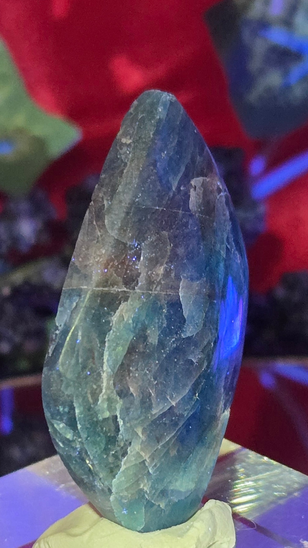 BLUE APATITE CABOCHON
