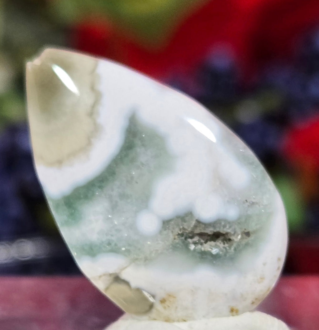 MOSS AGATE CABOCHON