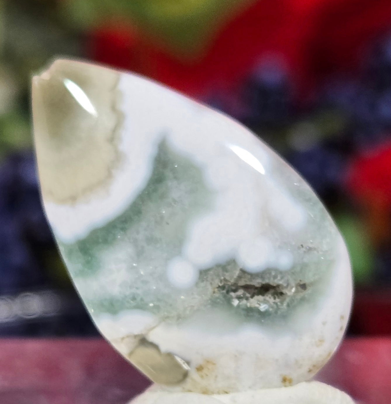 MOSS AGATE CABOCHON