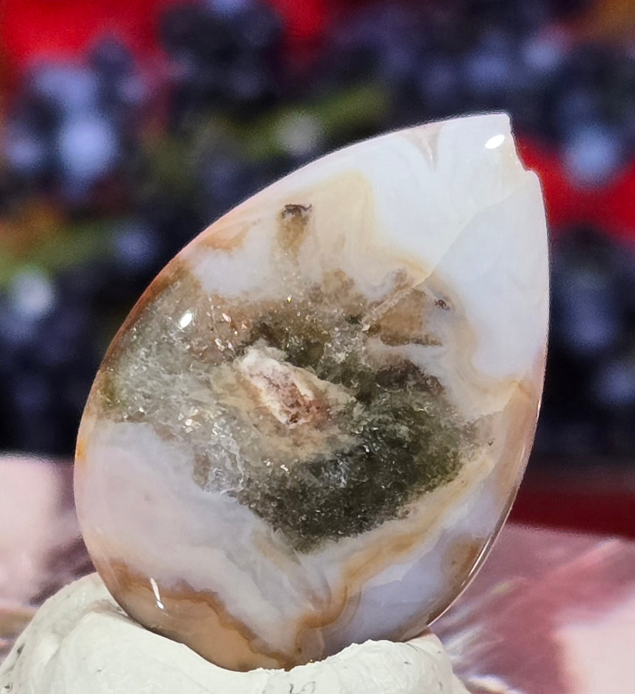 MOSS AGATE CABOCHON