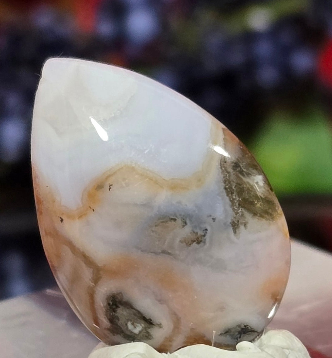 MOSS AGATE CABOCHON