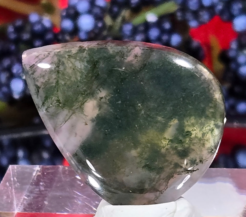 MOSS AGATE CABOCHON