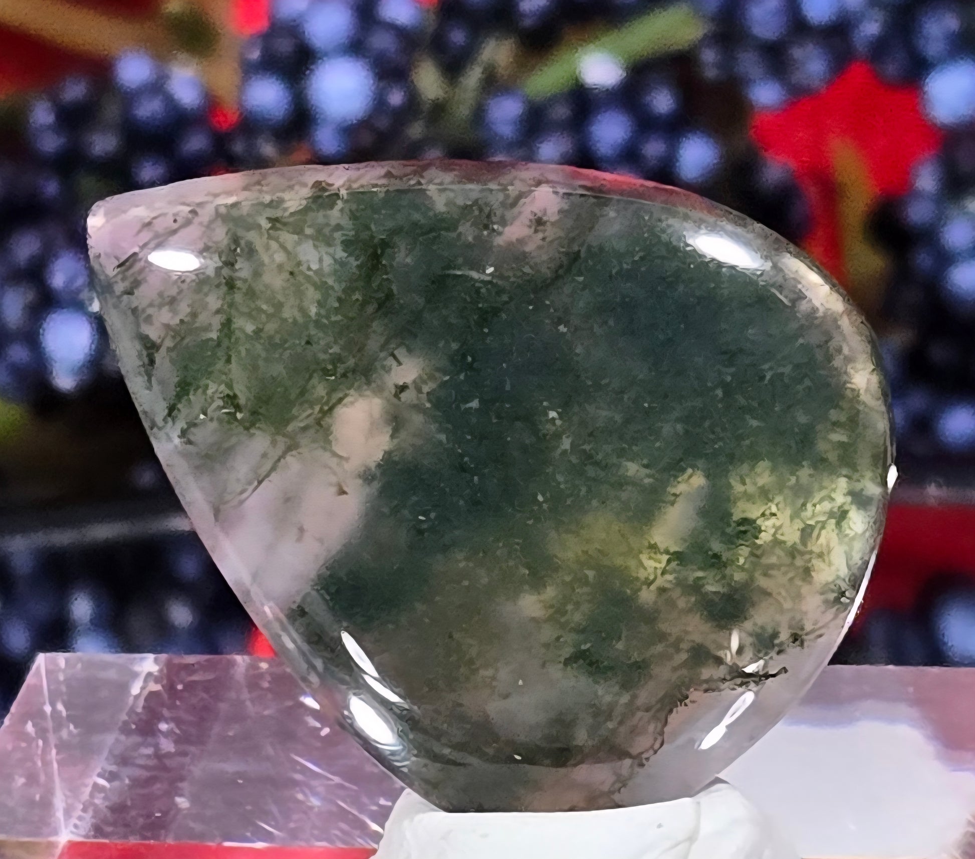 MOSS AGATE CABOCHON
