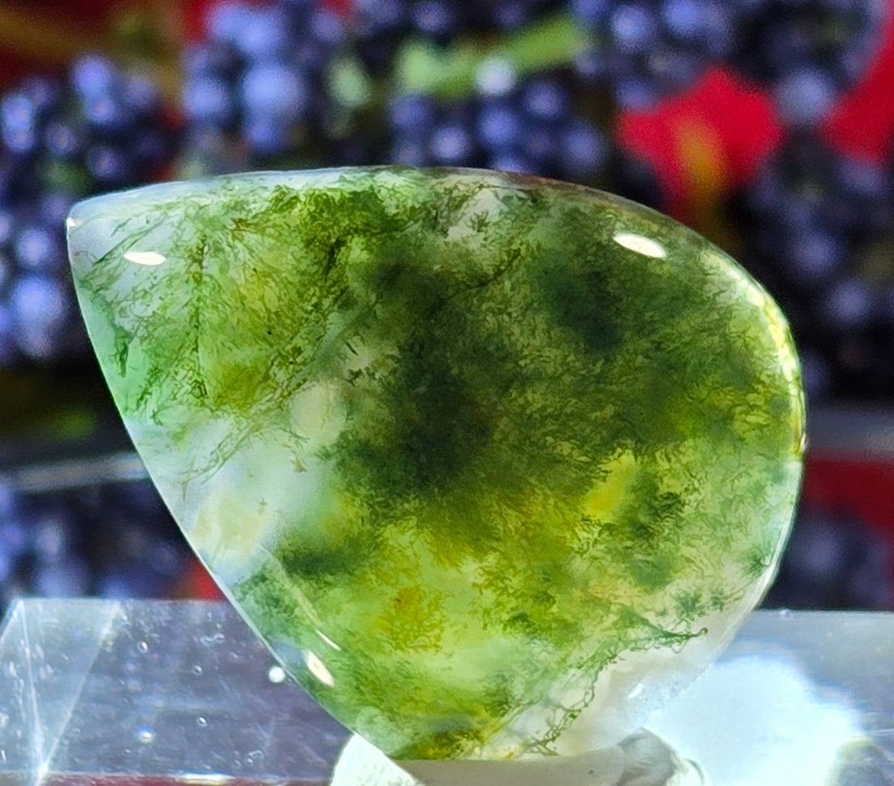 MOSS AGATE CABOCHON