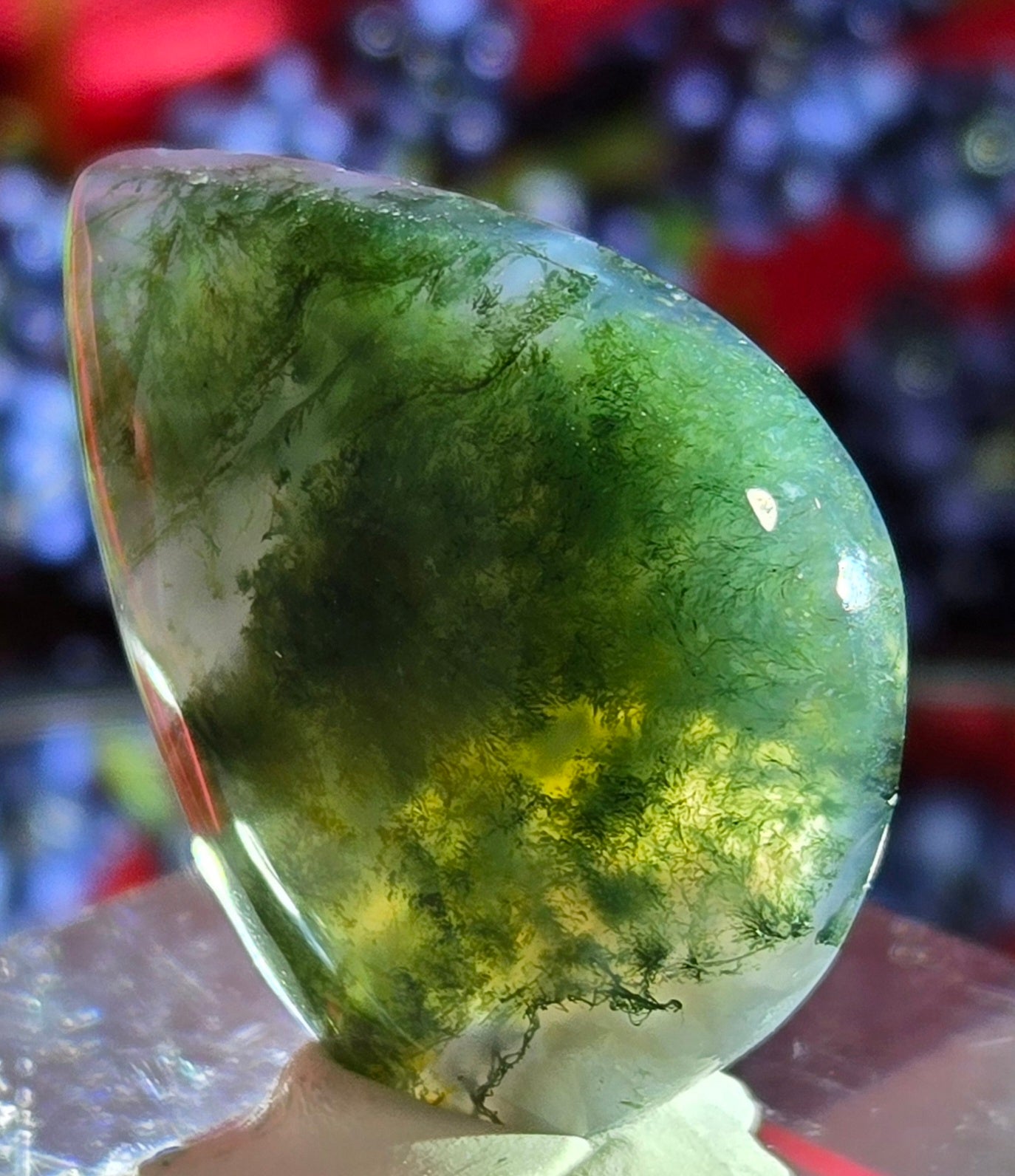 MOSS AGATE CABOCHON