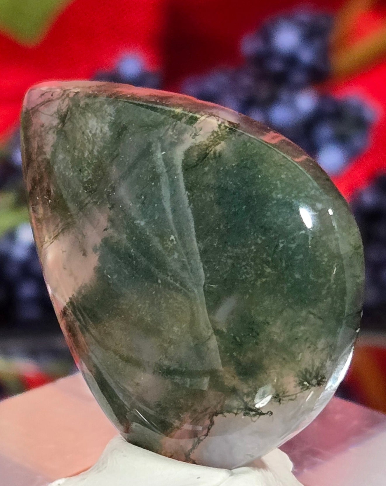 MOSS AGATE CABOCHON