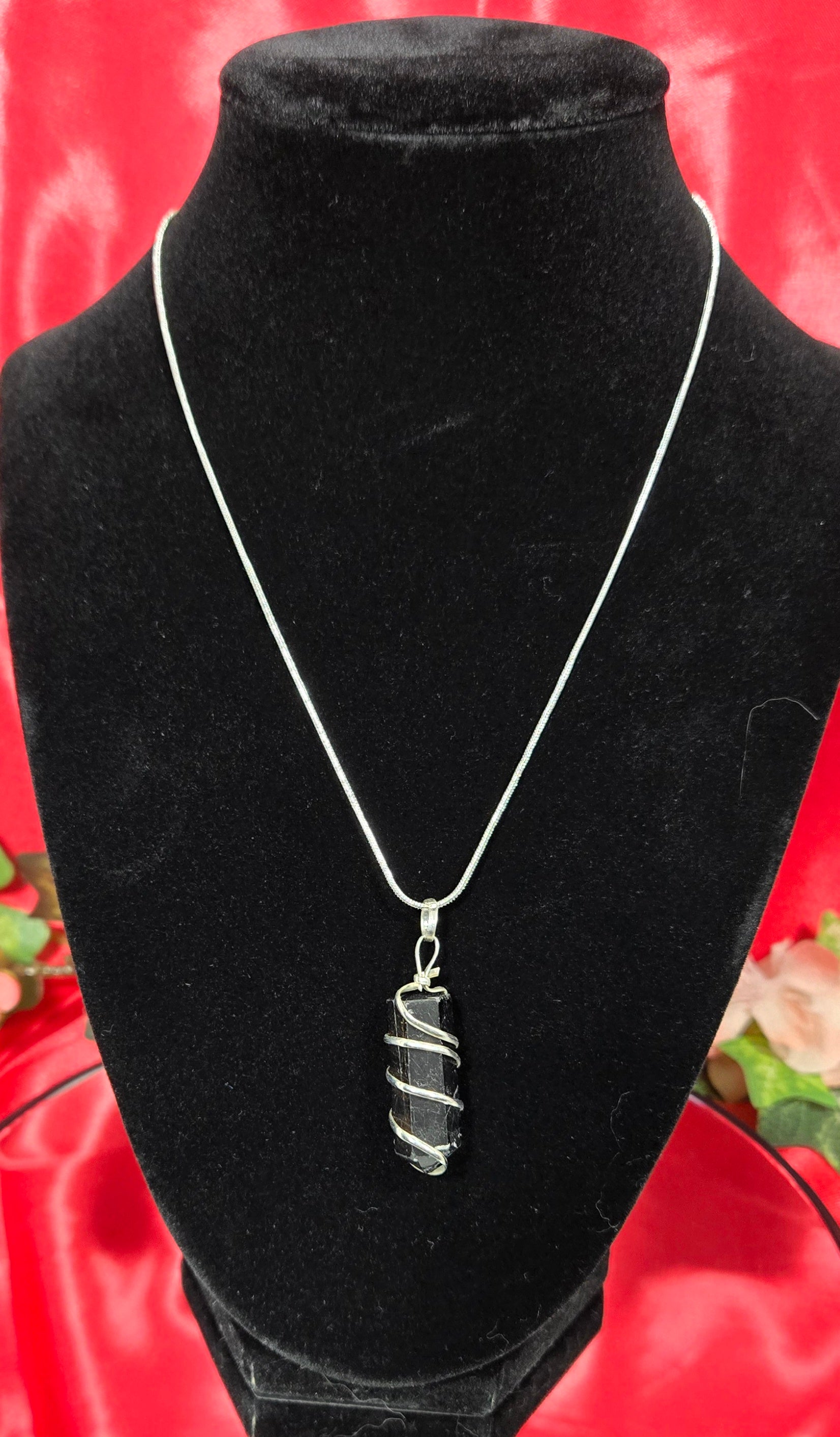 BLACK TOURMALINE PENDANT