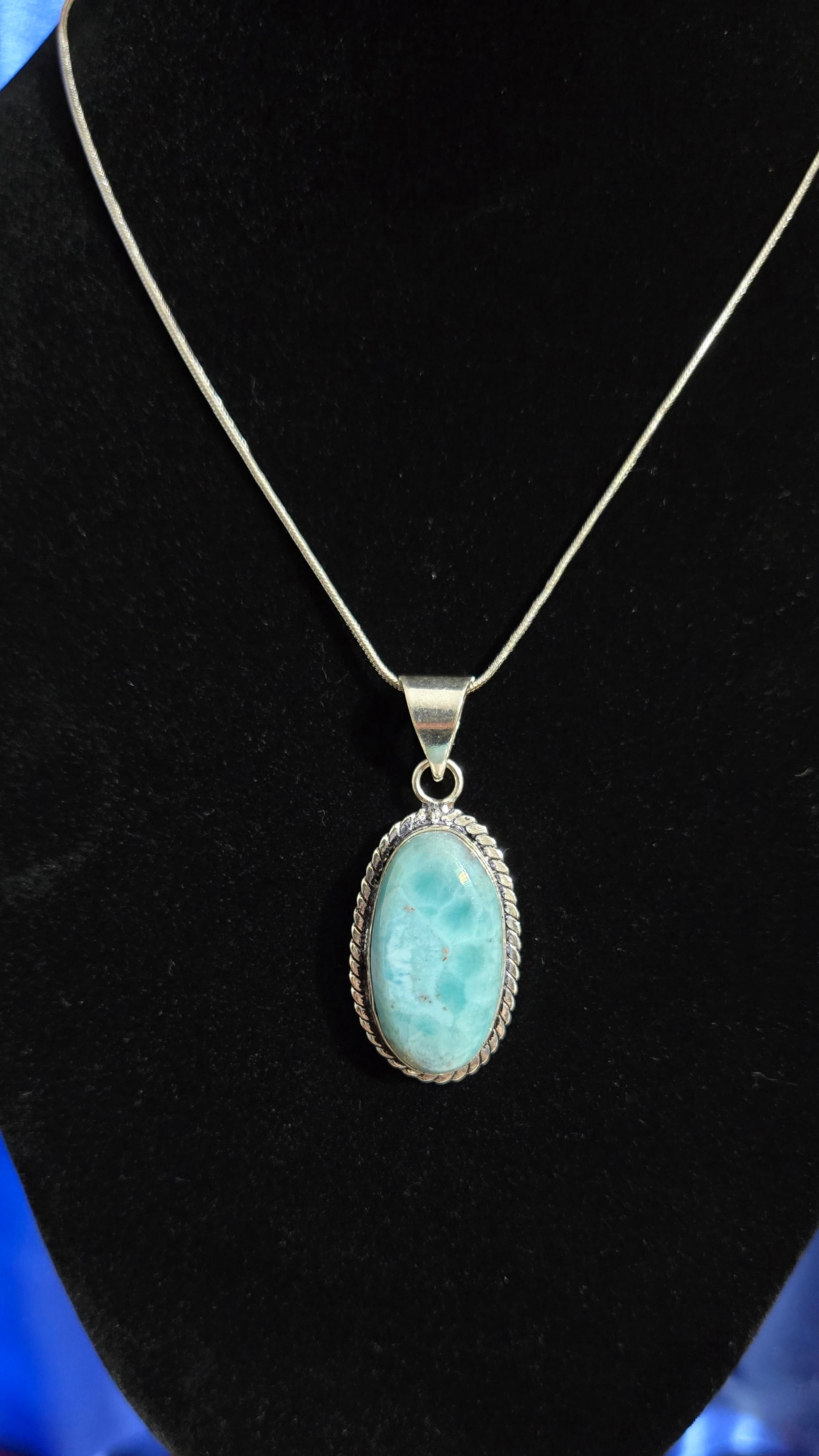 LARIMAR PENDANT