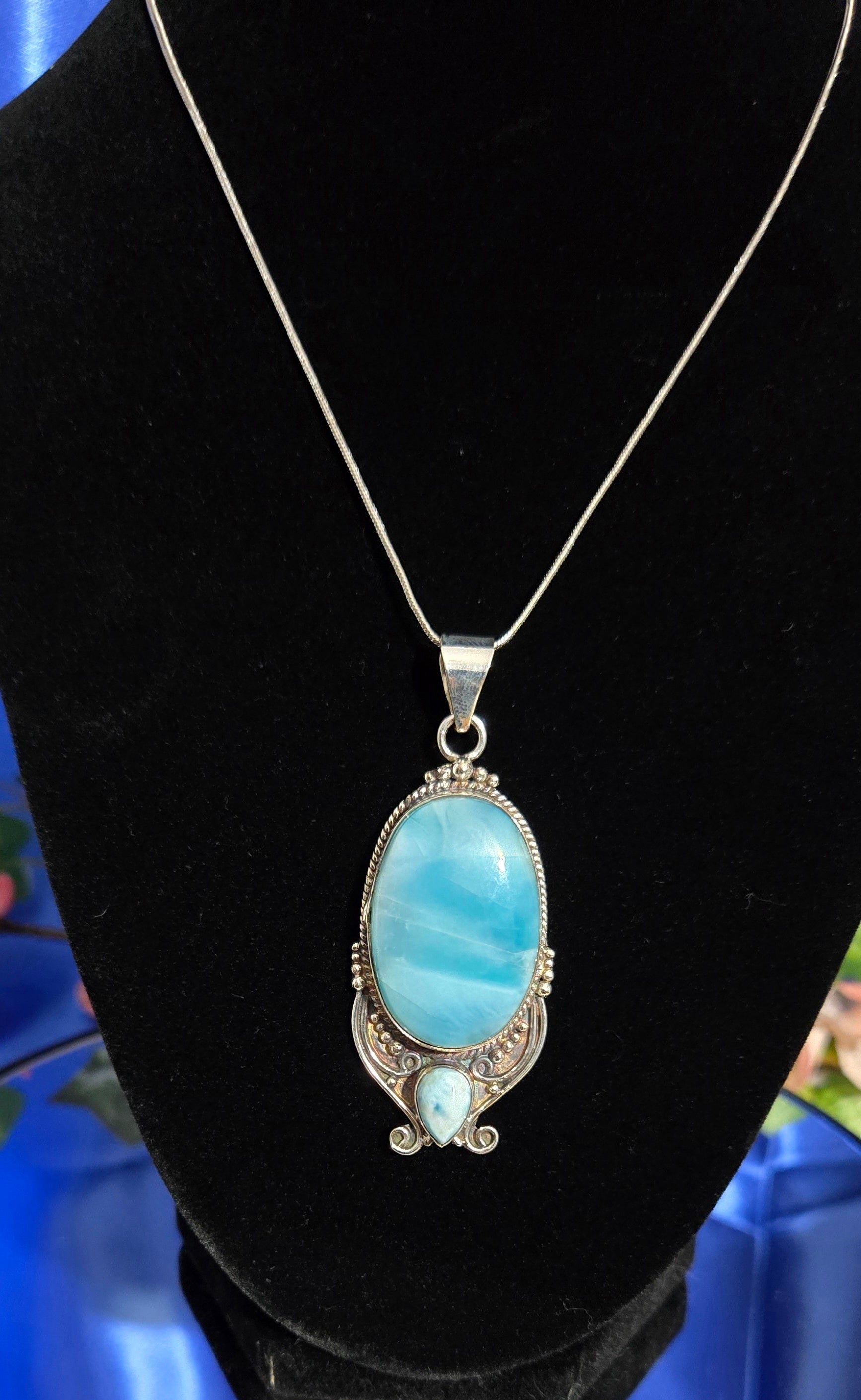 LARIMAR PENDANT