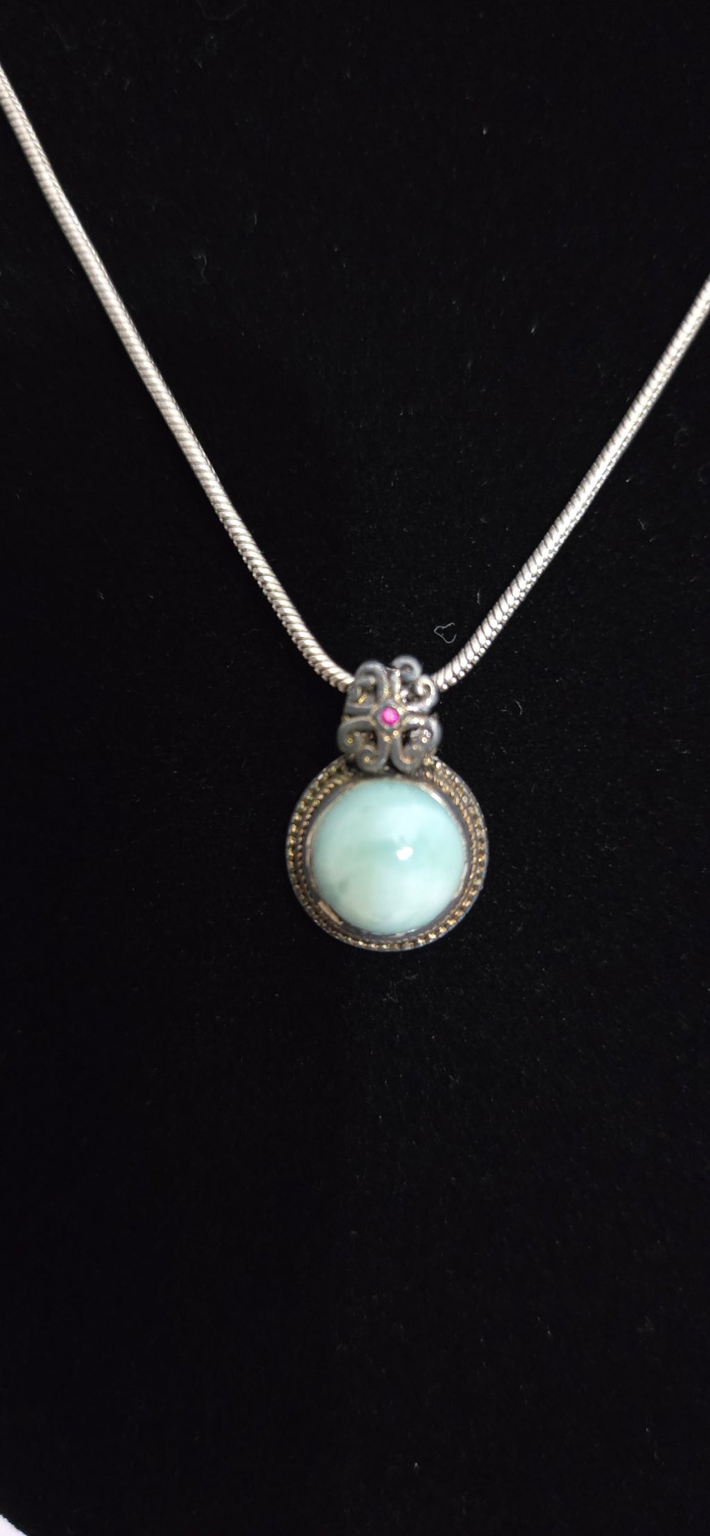 LARIMAR PENDANT
