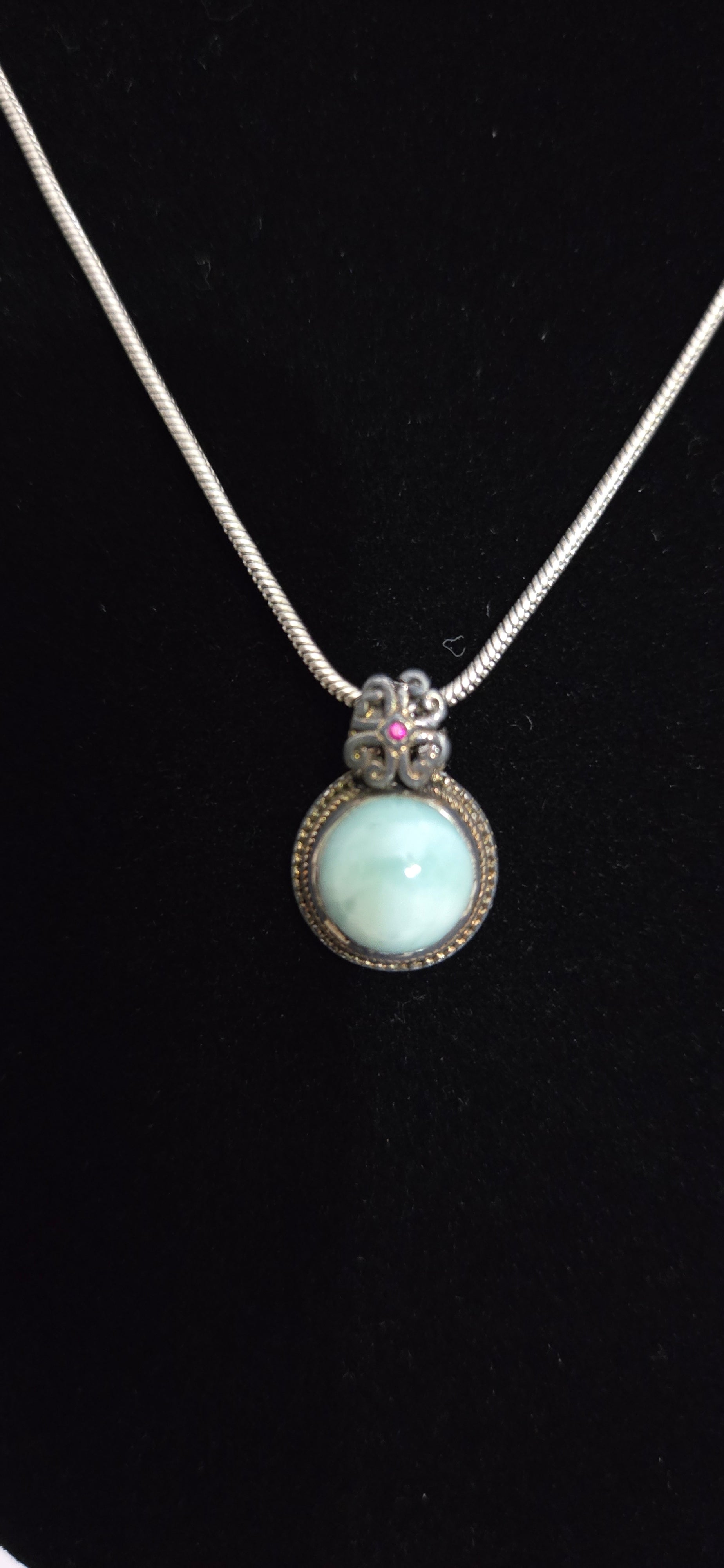 LARIMAR PENDANT