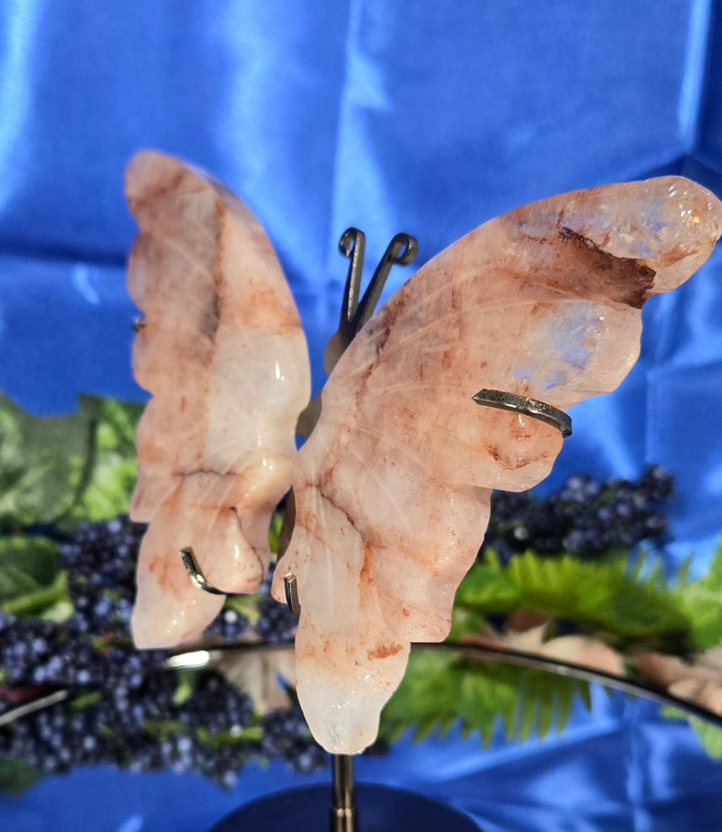 FIRE QUARTZ BUTTERFLY