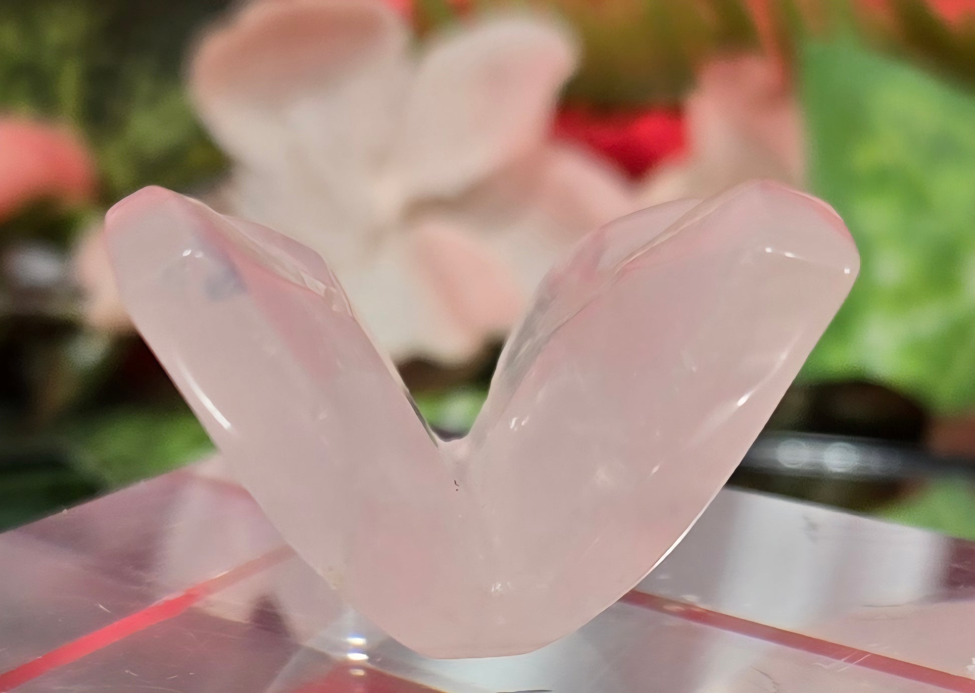 ROSE QUARTZ BUTTERFLY