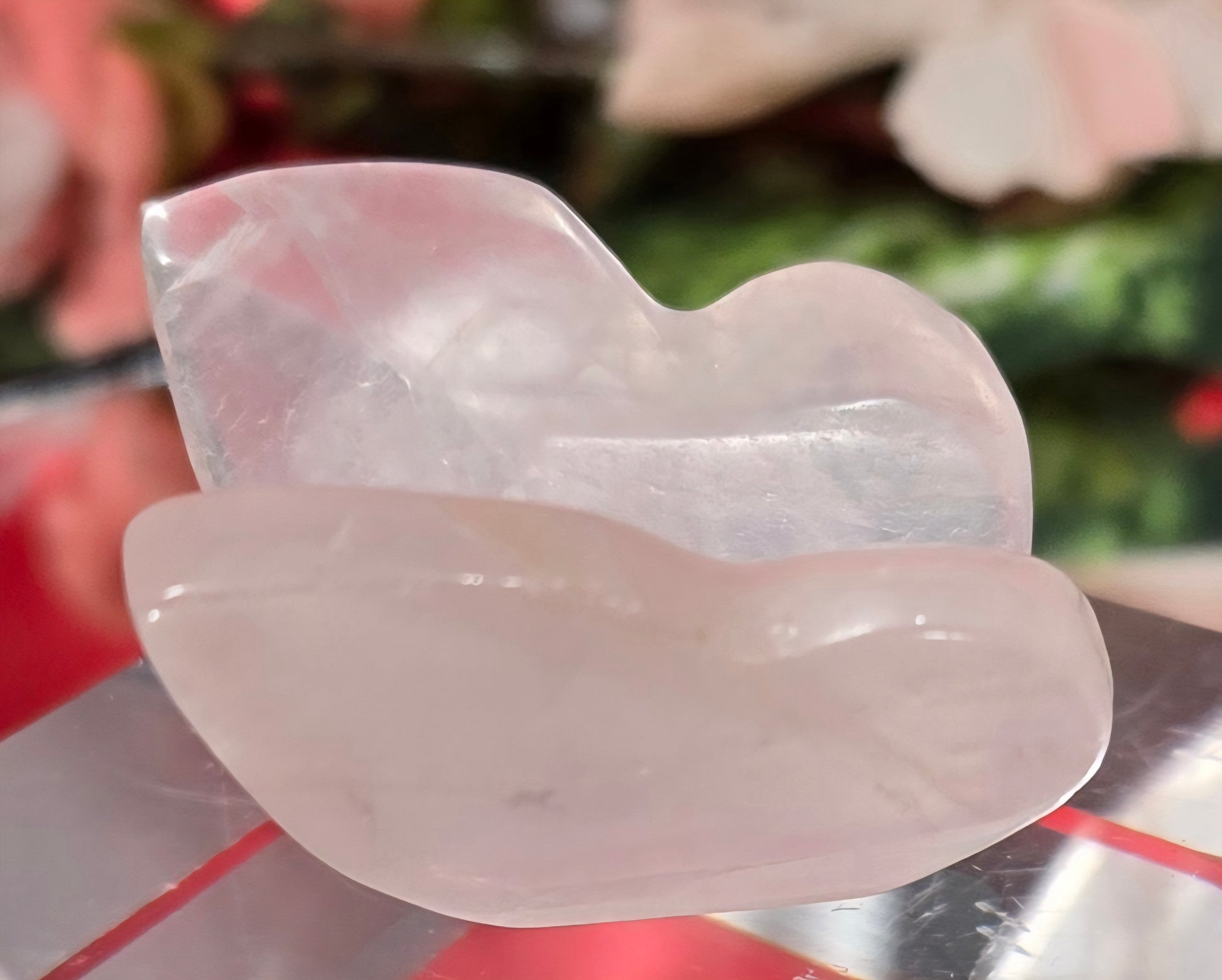 ROSE QUARTZ BUTTERFLY