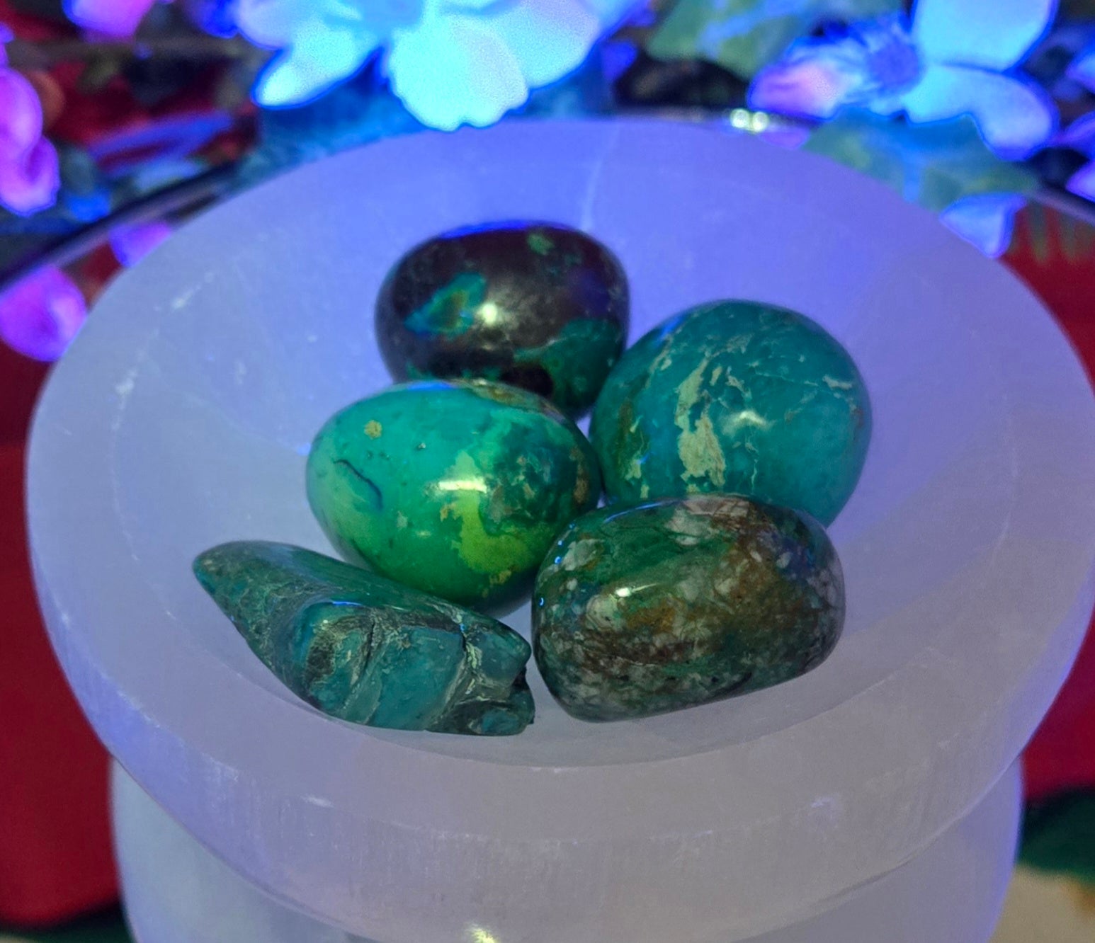 AZURITE/CHRYSOCOLLA TUMBLES