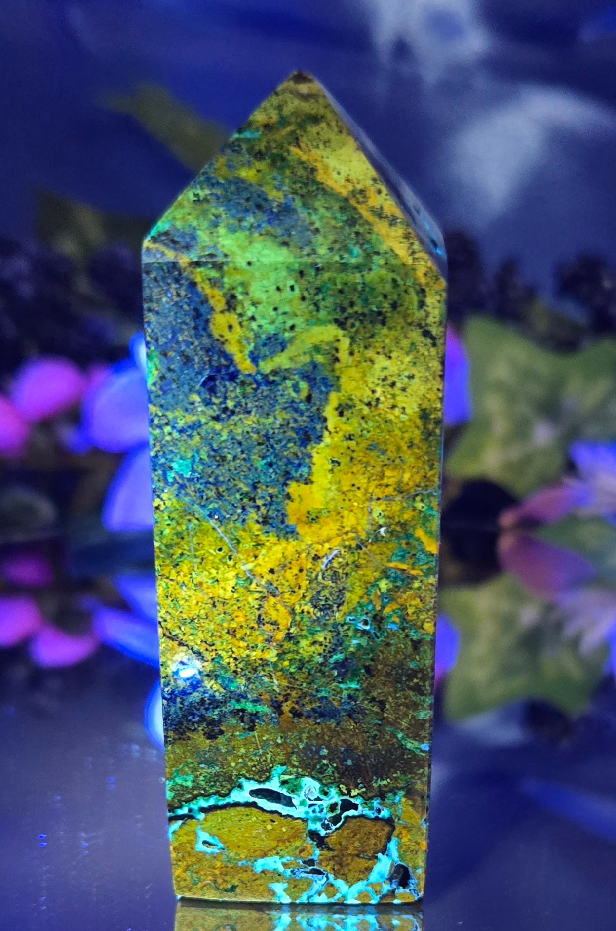 AZURITE-MALACHITE-CHRYSOCOLLA TOWER