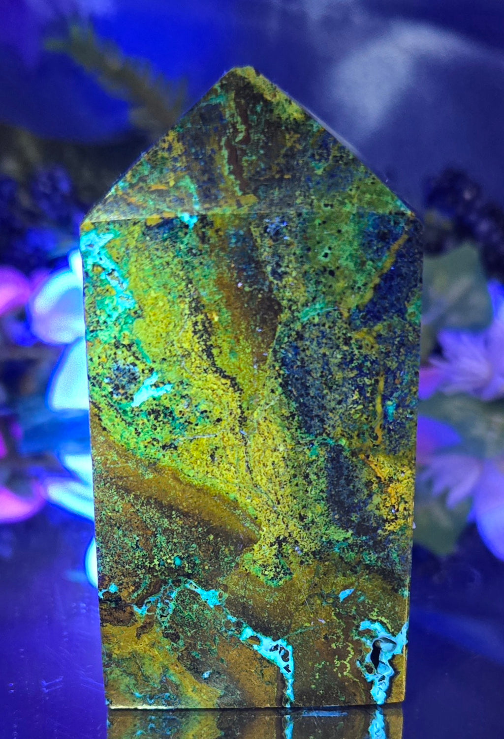 AZURITE-MALACHITE-CHRYSOCOLLA TOWER