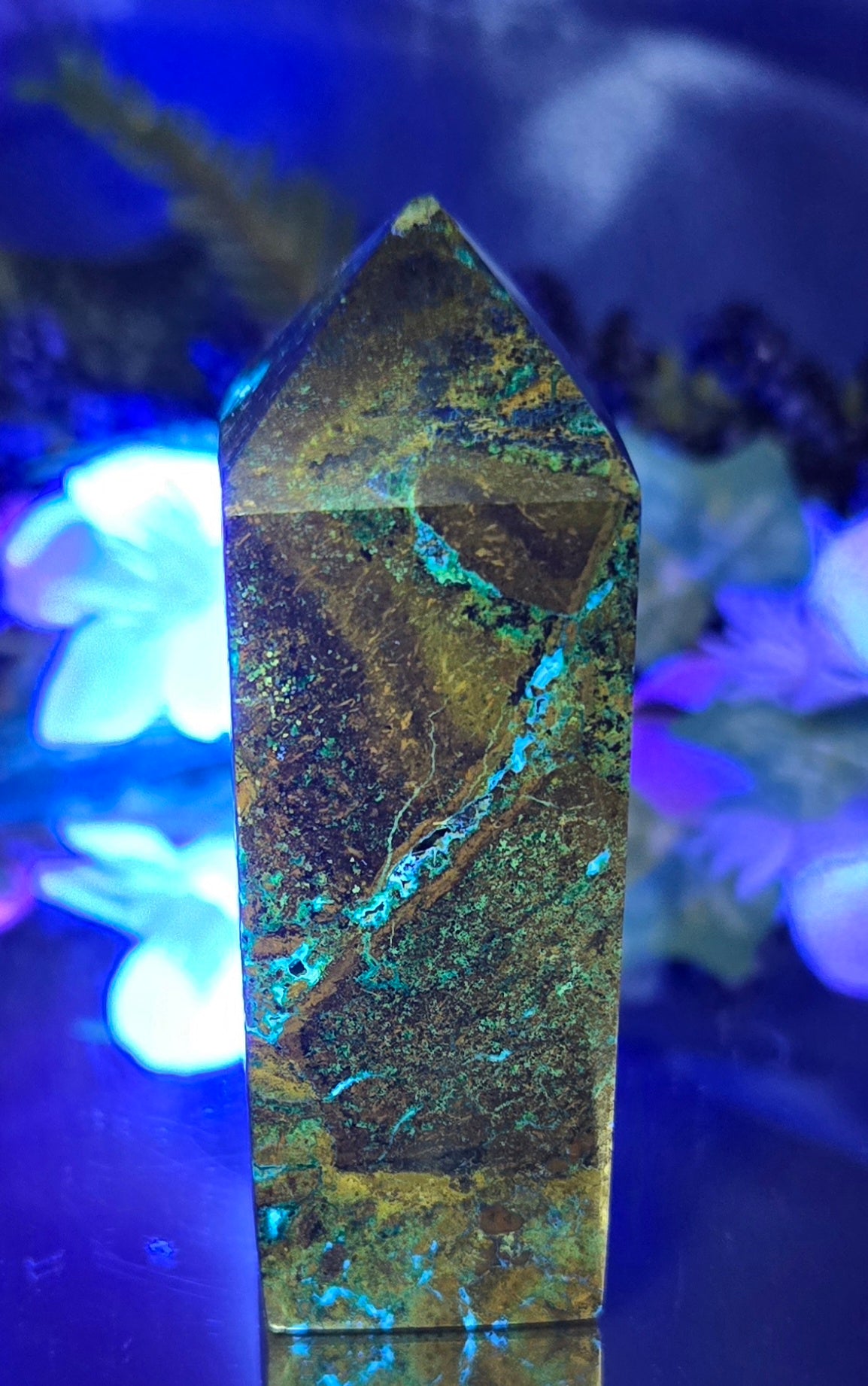 AZURITE-MALACHITE-CHRYSOCOLLA TOWER