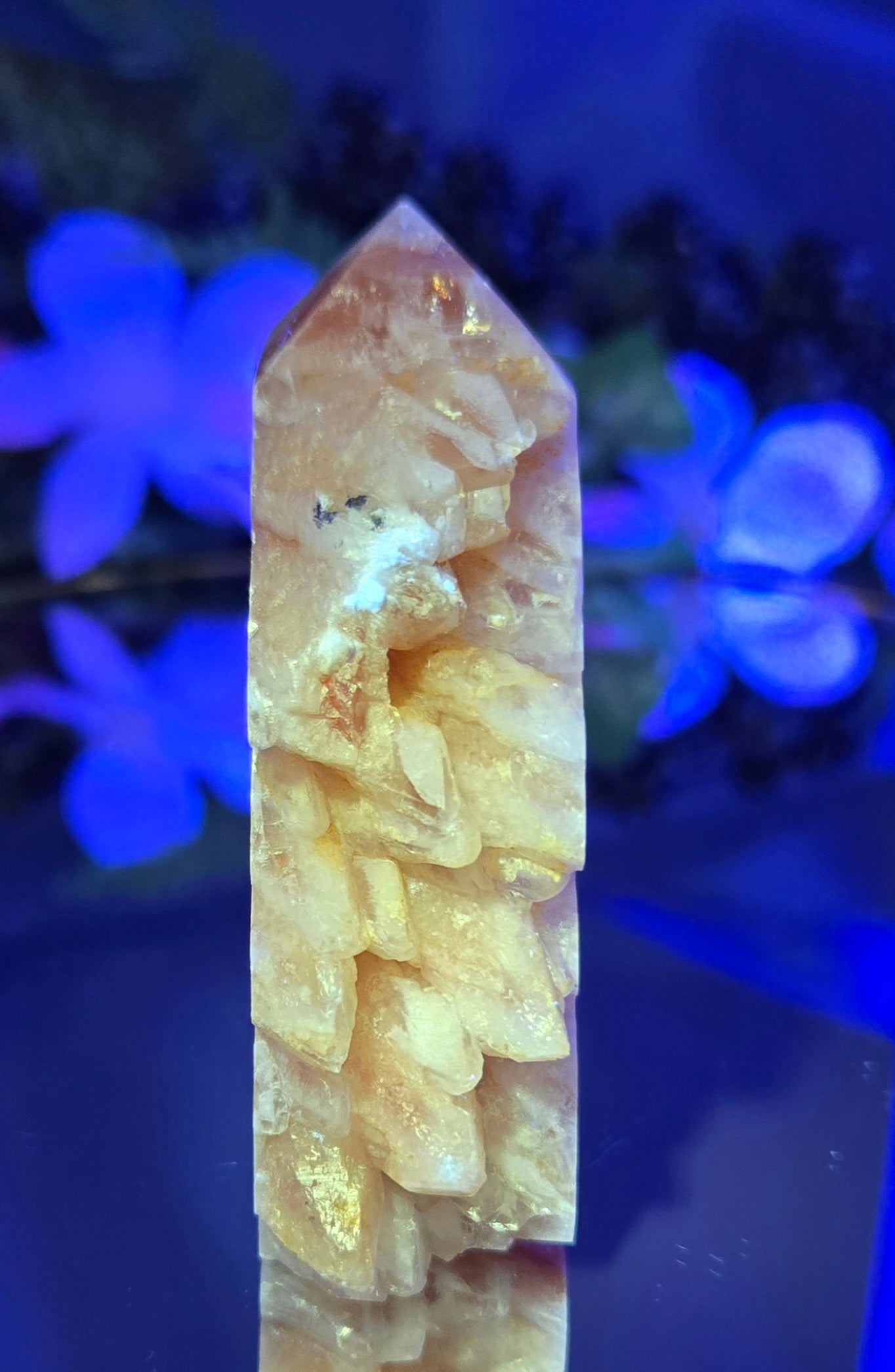 RED-ORANGE BANDED CALCITE