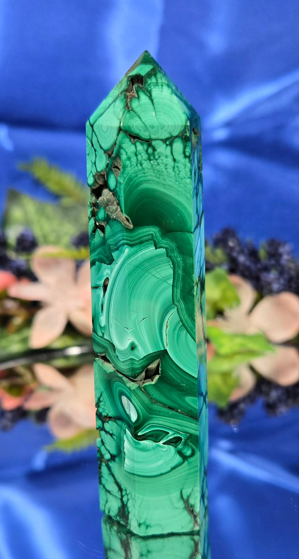 MALACHITE CHRYSOCOLLA TOWER
