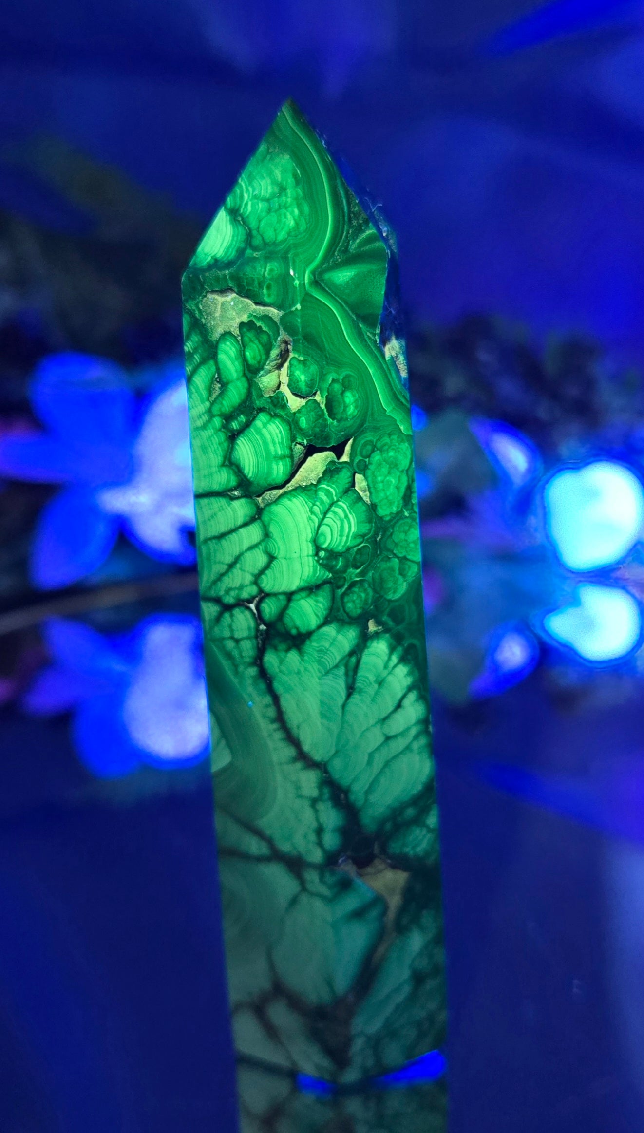 MALACHITE CHRYSOCOLLA TOWER