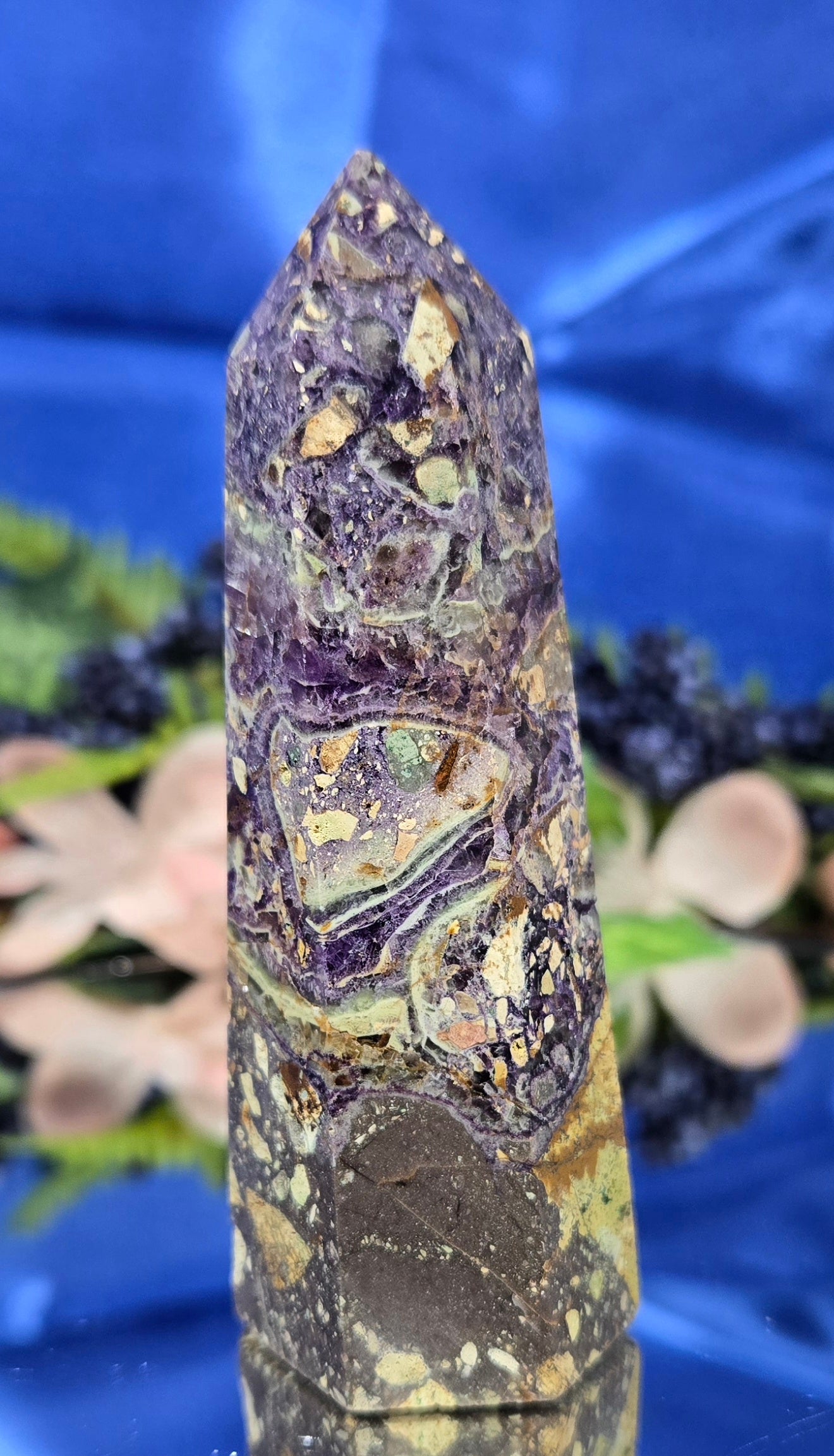 PURPLE BRECCIATED JASPER