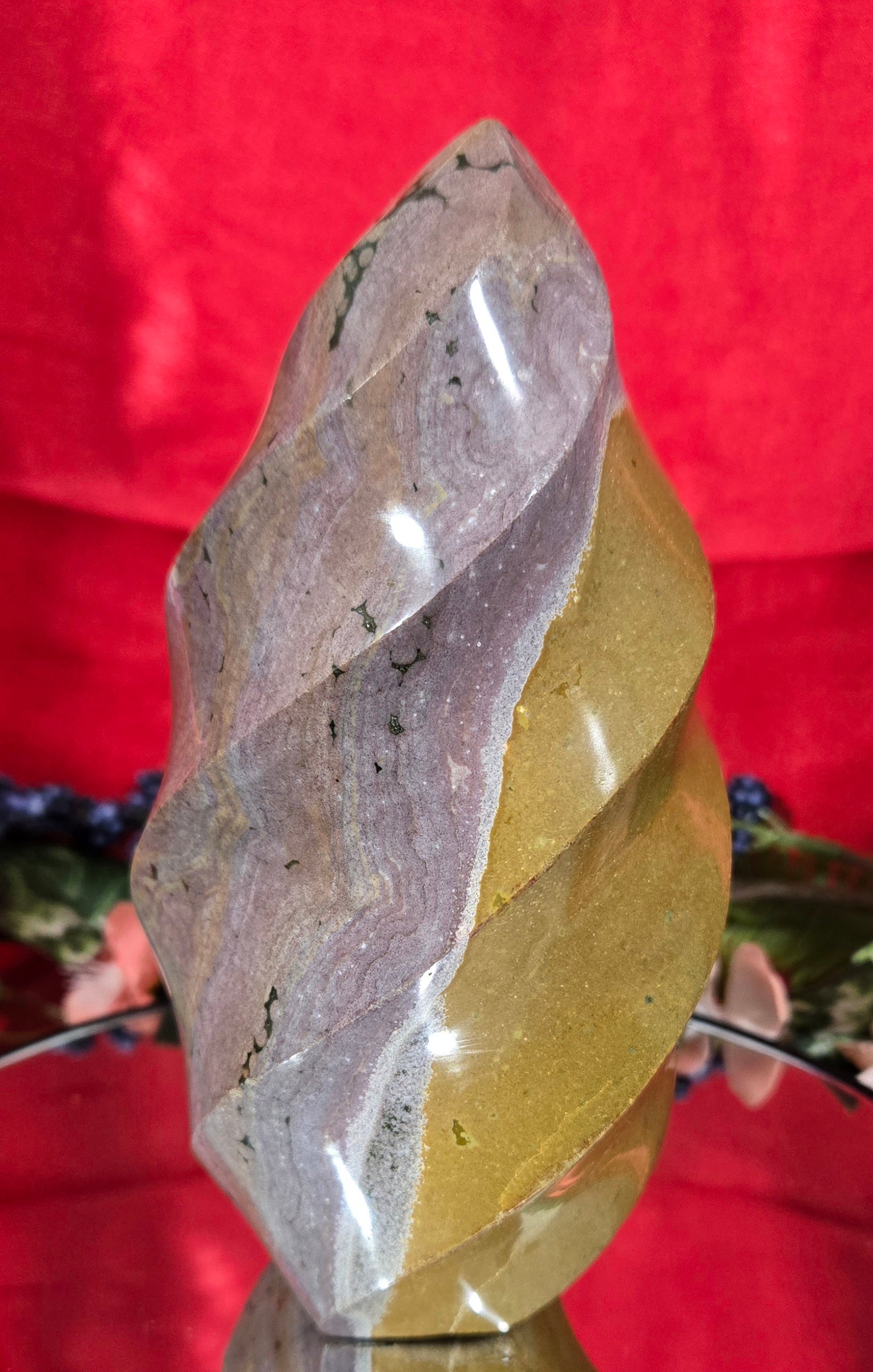 POLYCHROME JASPER FLAME