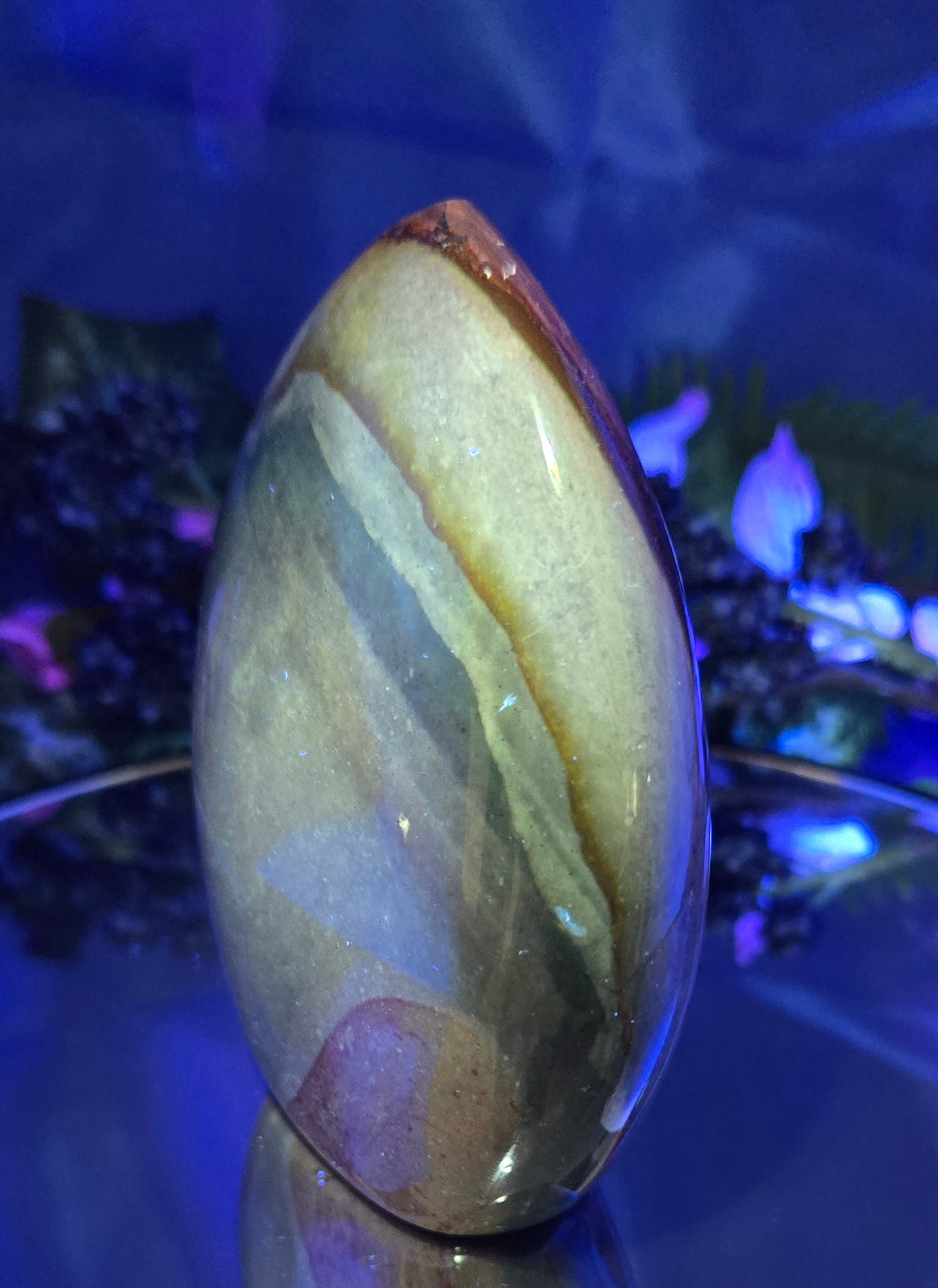POLYCHROME JASPER TEARDROP FREE FORM