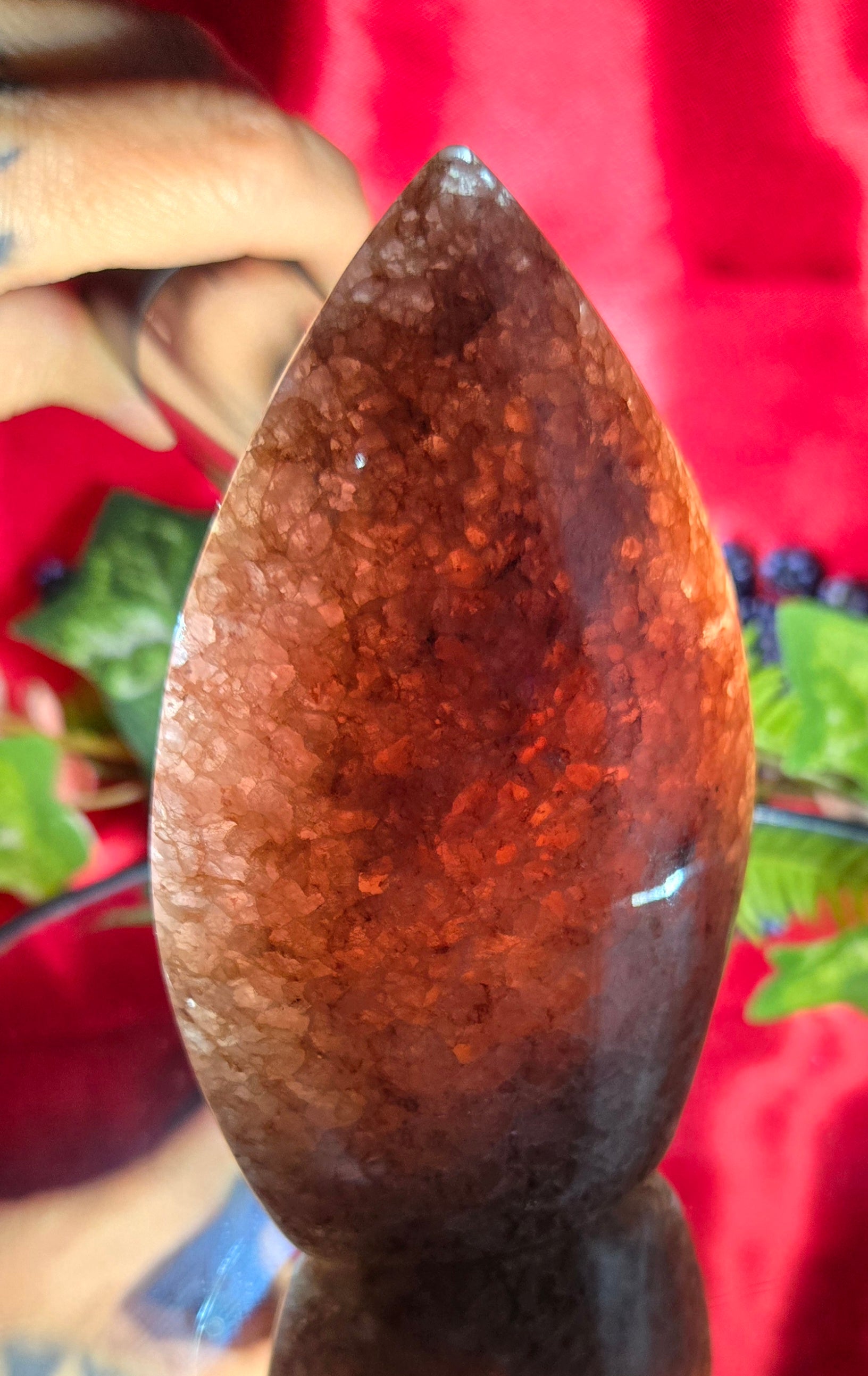 PEACH CALCITE FREE FORM