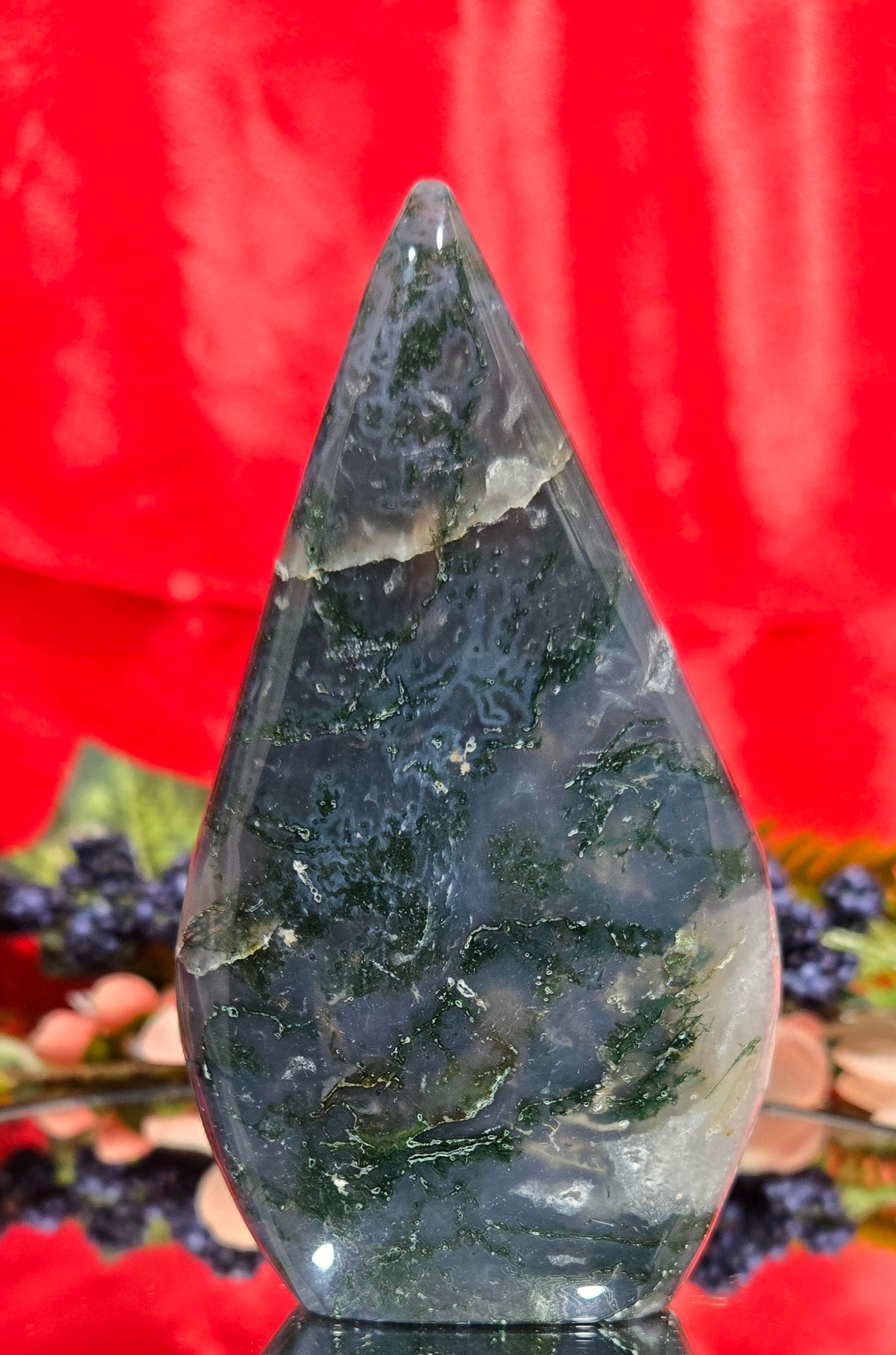 MOSS AGATE FREE FORM